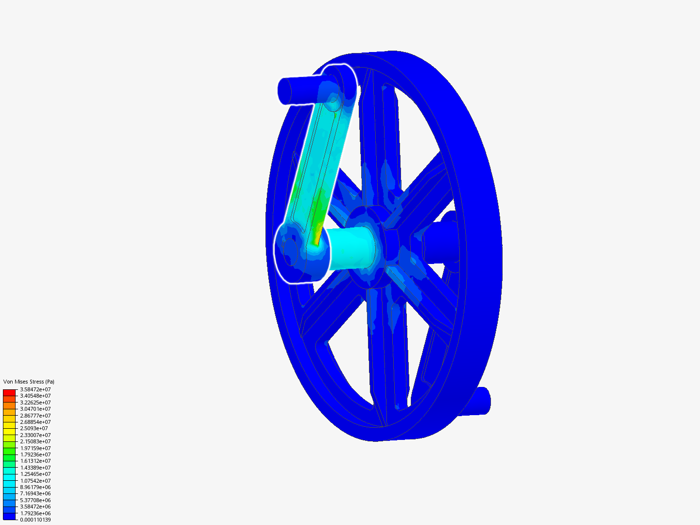 Simulation of a Crank Assembly - Copy image