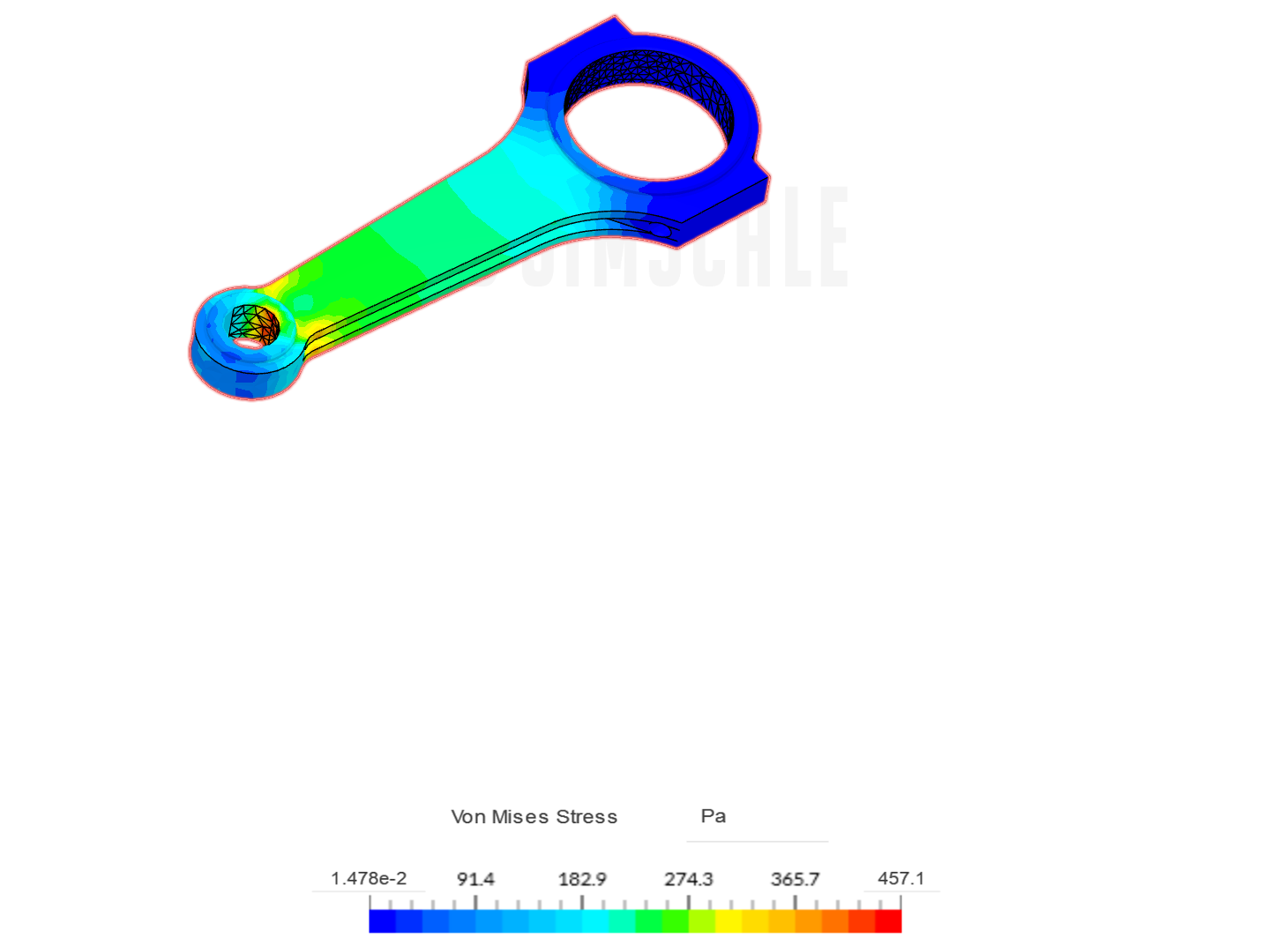 Tutorial 1: Connecting rod stress analysis image