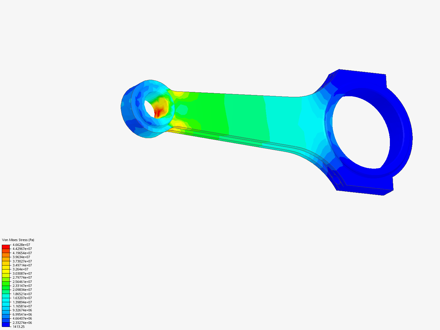 Tutorial 1: Connecting rod stress analysis image