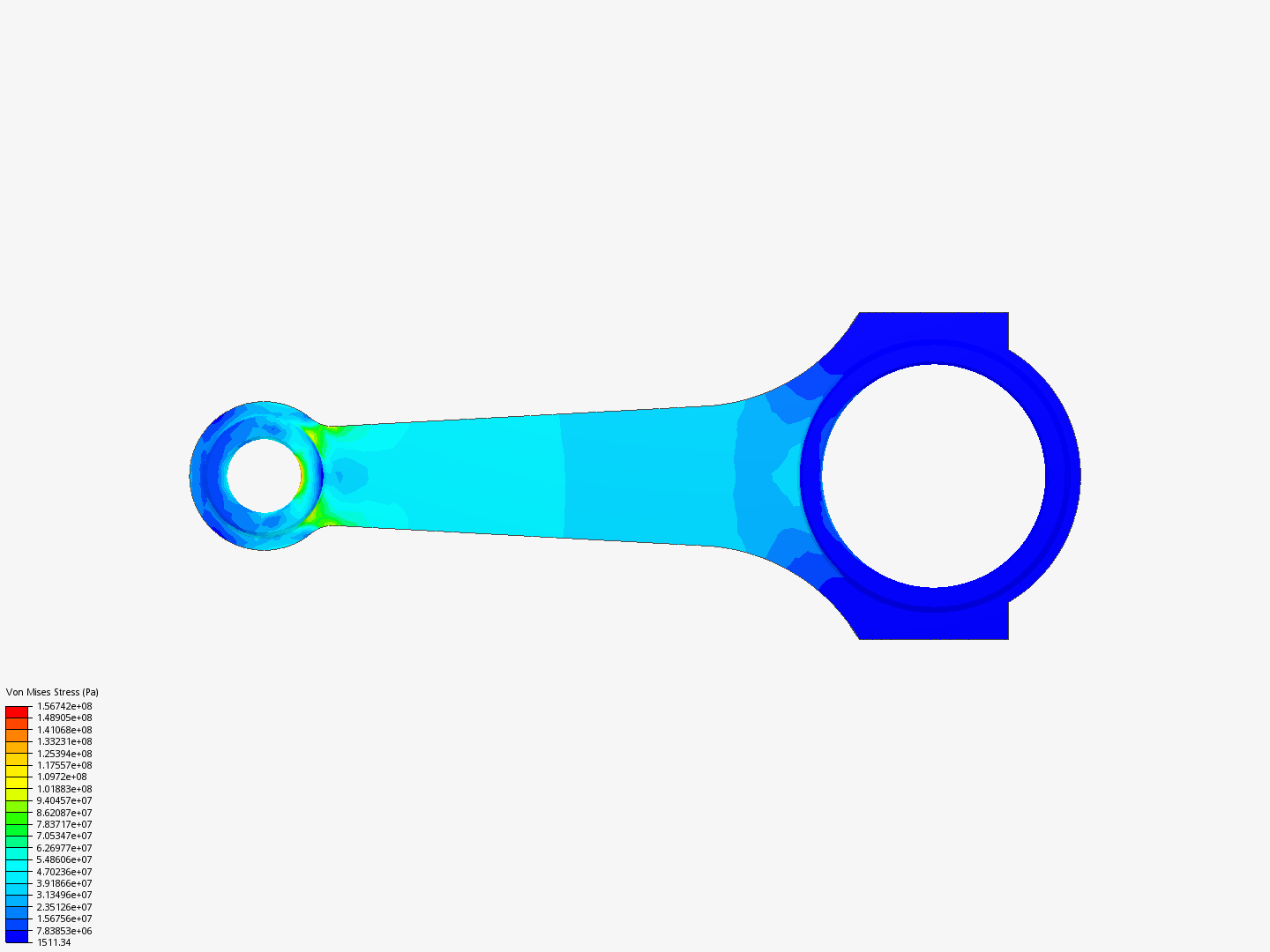 Tutorial 1: Connecting rod stress analysis image