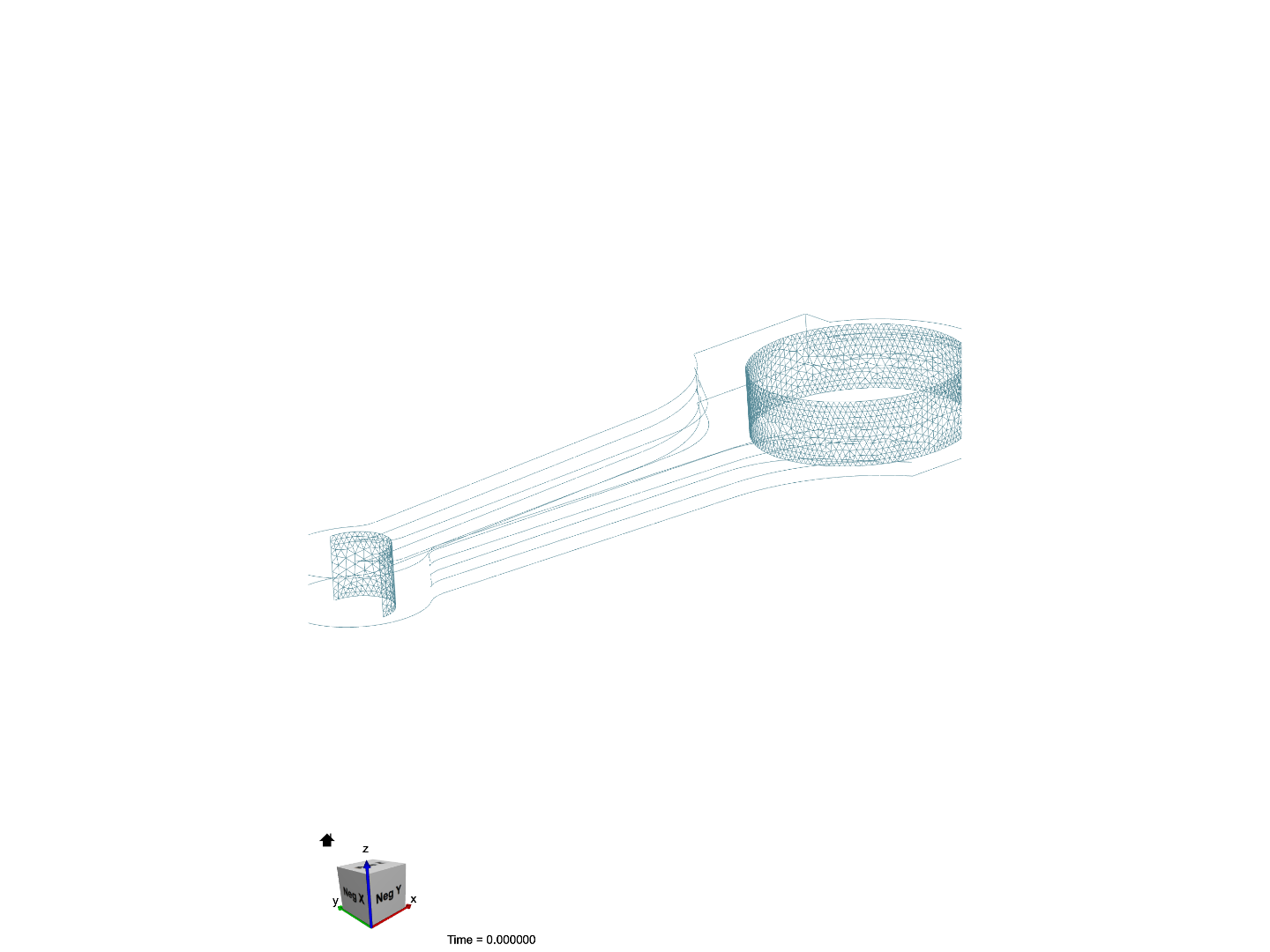 Tutorial 1: Connecting rod stress analysis image