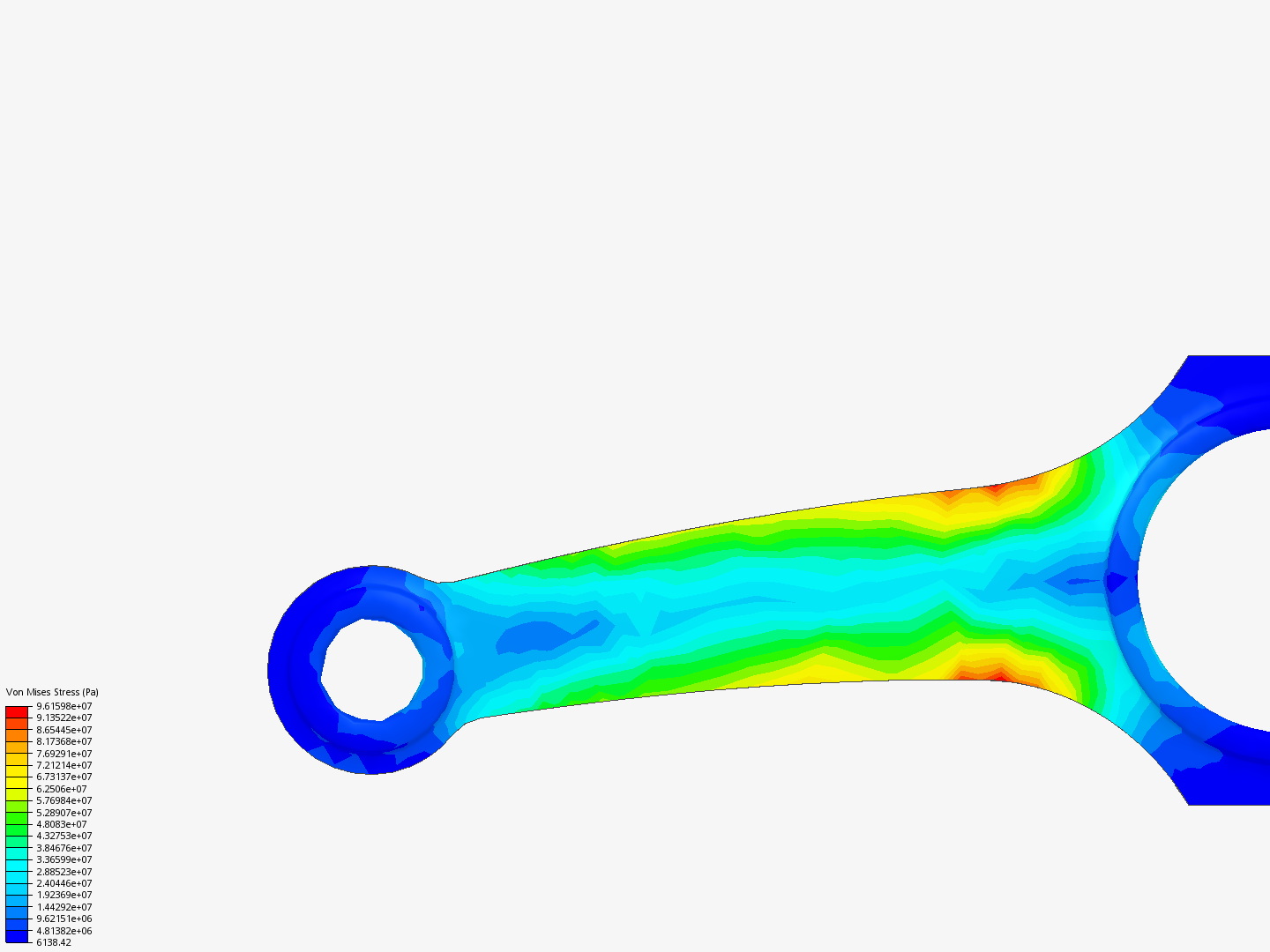 Tutorial 1: Connecting rod stress analysis image