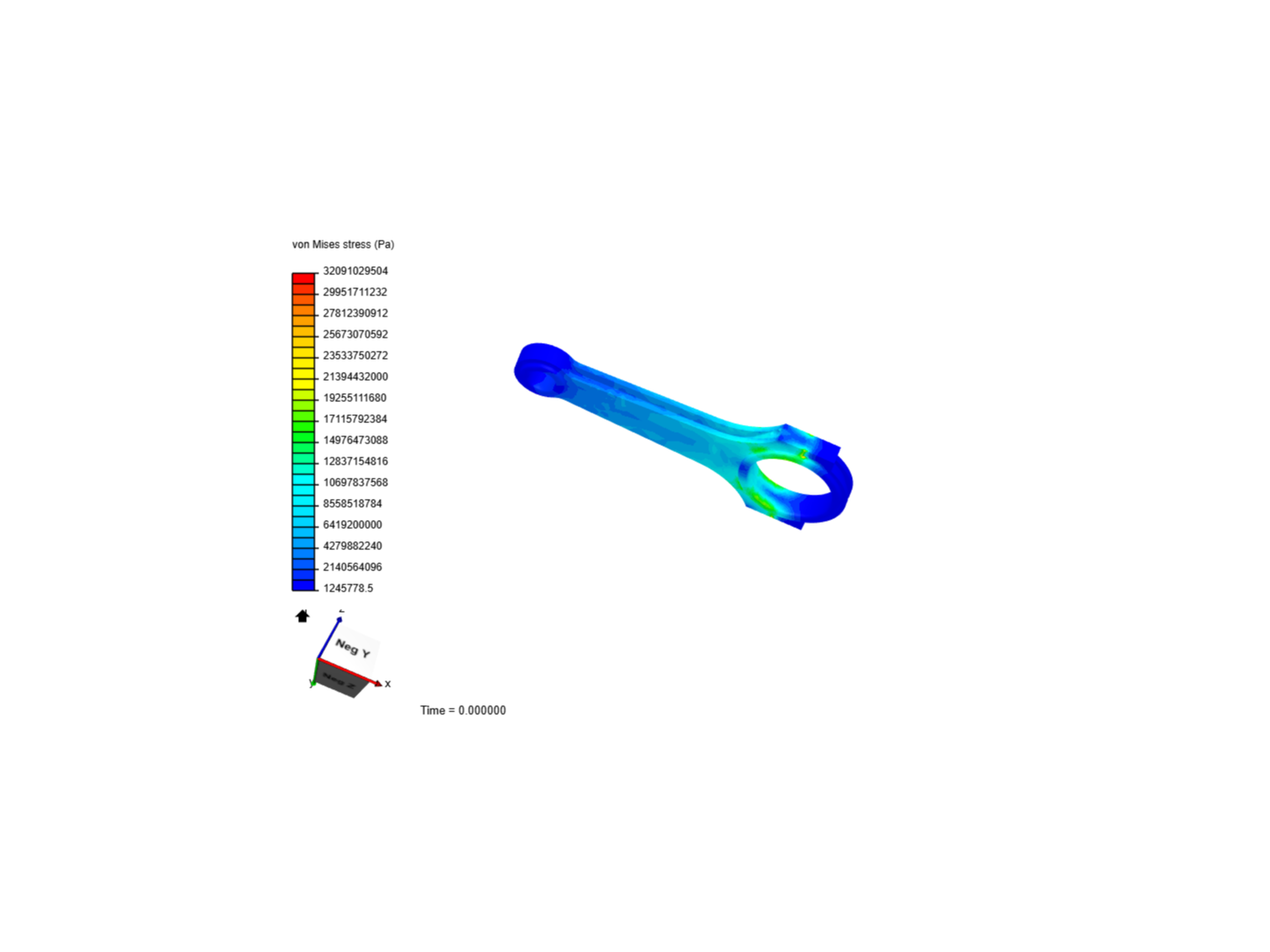 Tutorial 1: Connecting rod stress analysis image