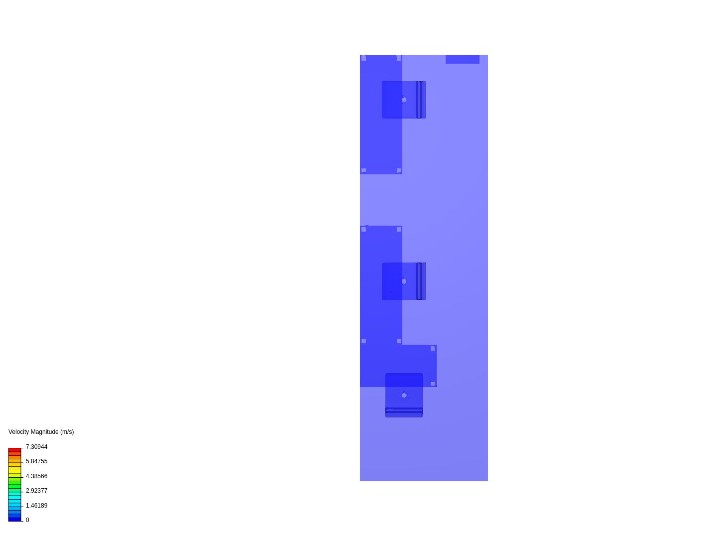 Air-conditioning simulation of an office space image