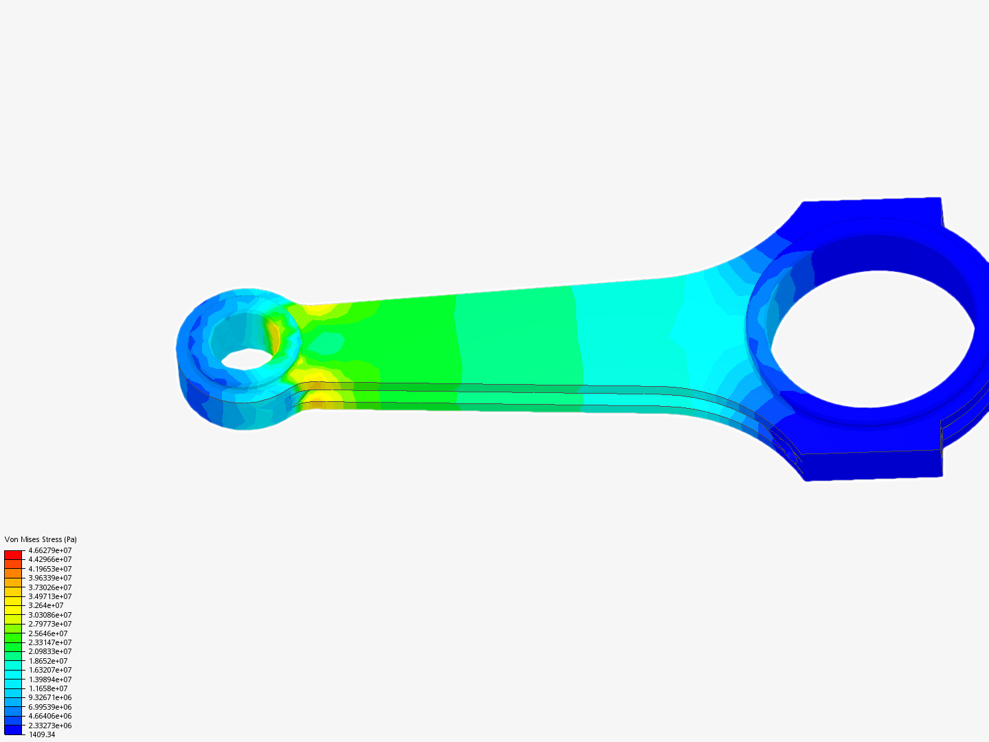 Tutorial 1: Connecting rod stress analysis image