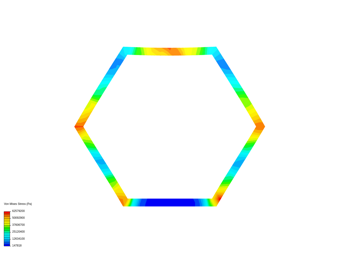 Hexagonal frame image