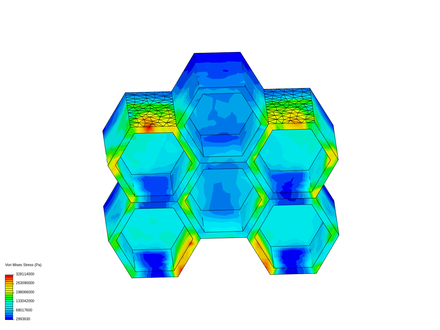 Hexagonal structure image