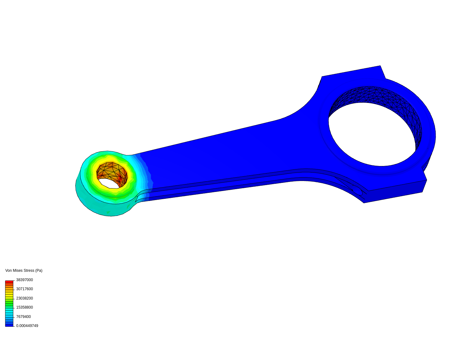 Tutorial 1: Connecting rod stress analysis image