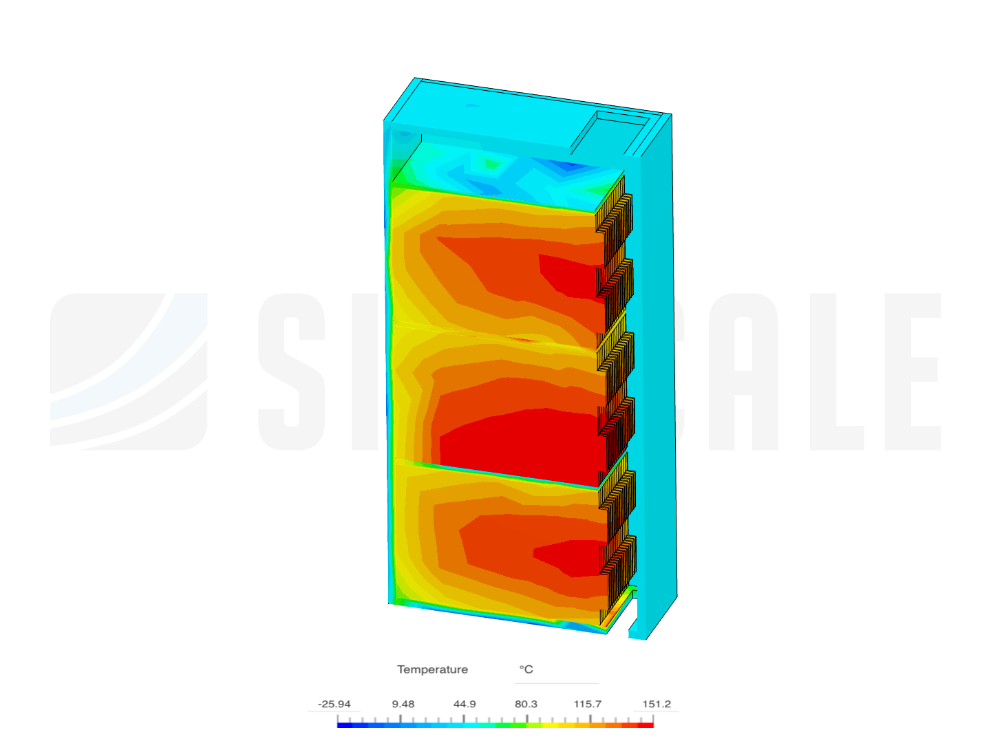 Battery cell thermal test image