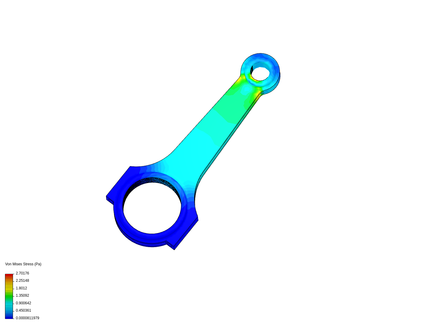 Tutorial 1: Connecting rod stress analysis image