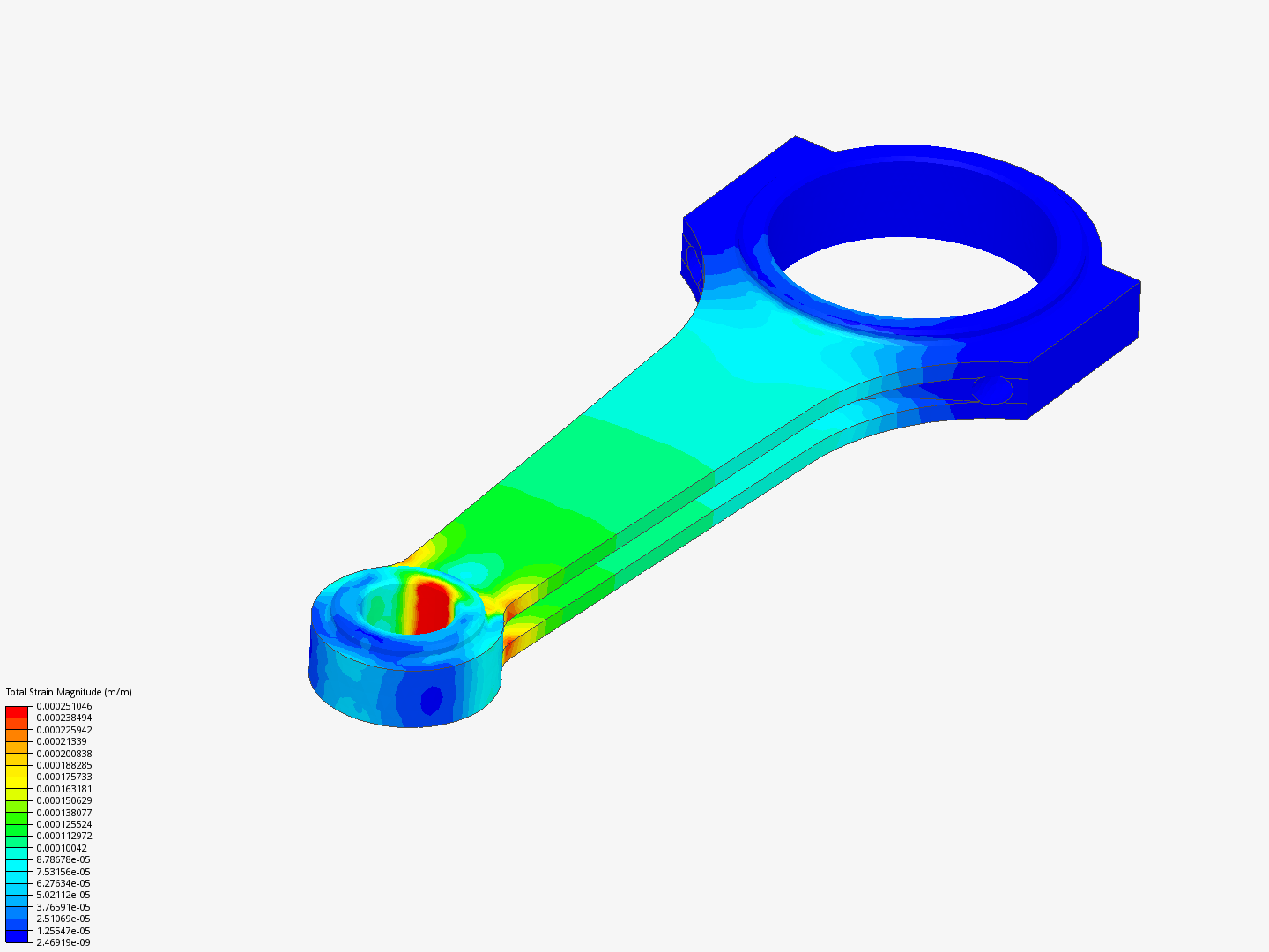 Tutorial-01: Connecting rod stress analysis image