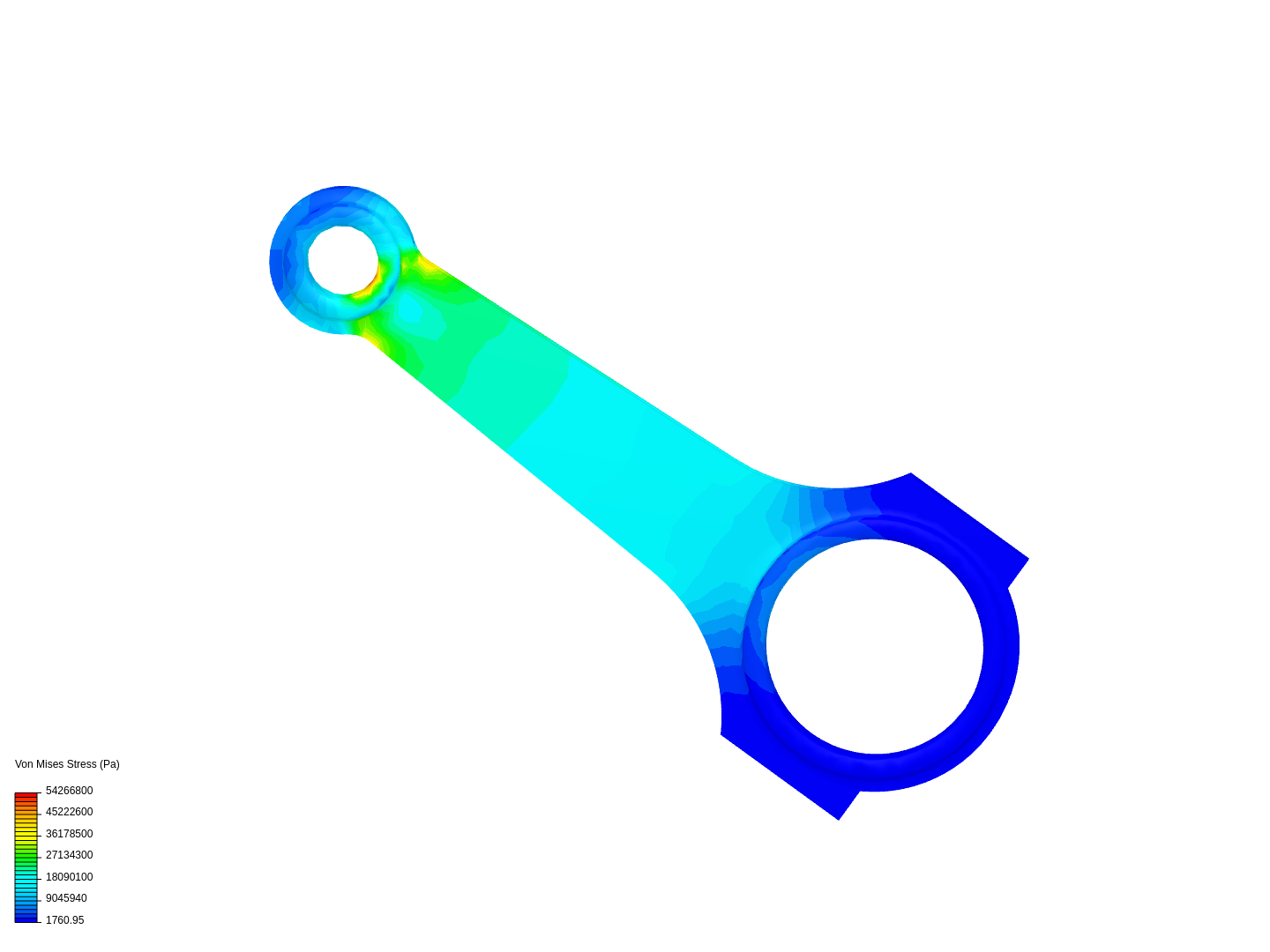 Tutorial 1: Connecting rod stress analysis image