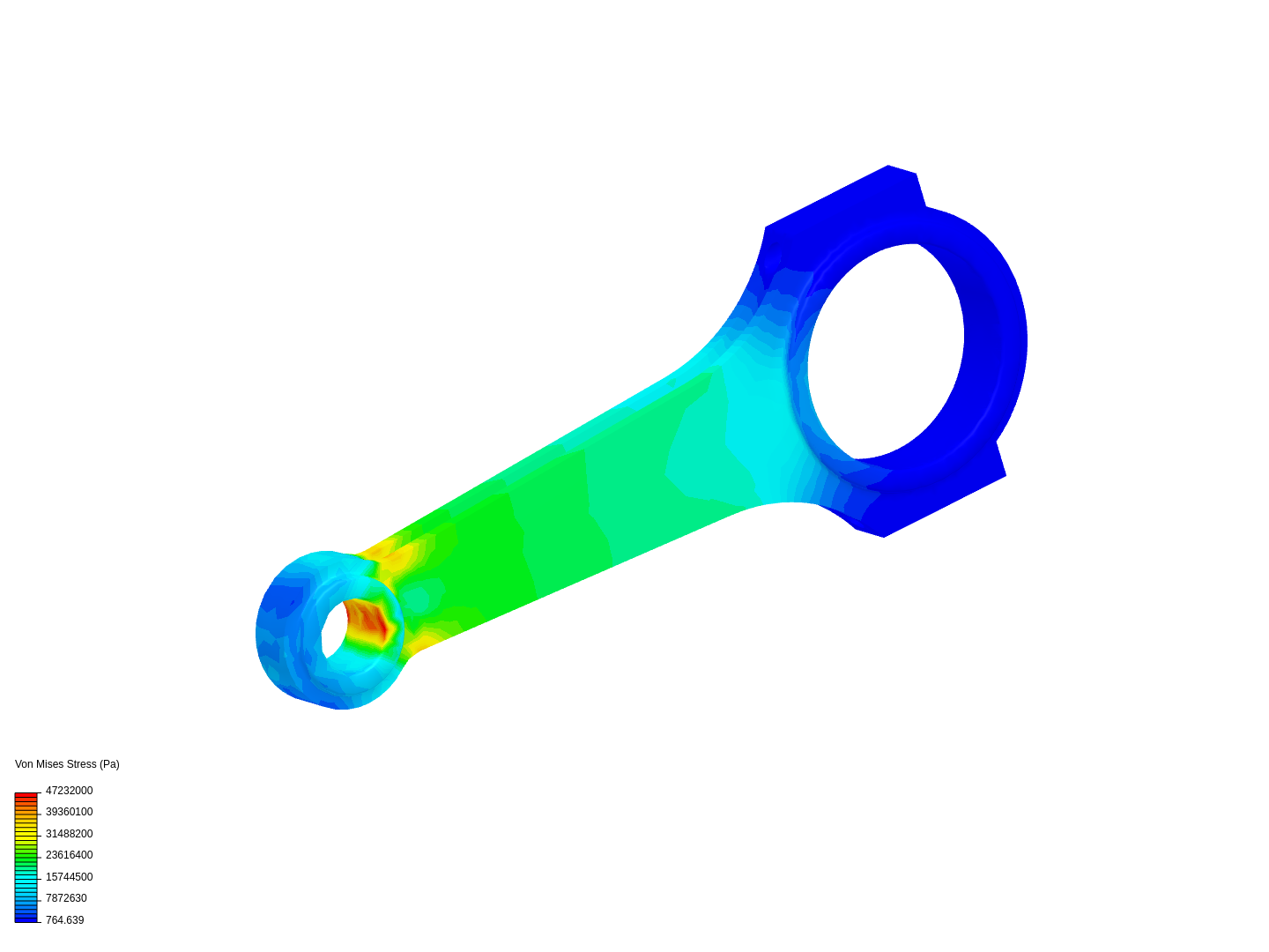 Tutorial 1: Connecting rod stress analysis image