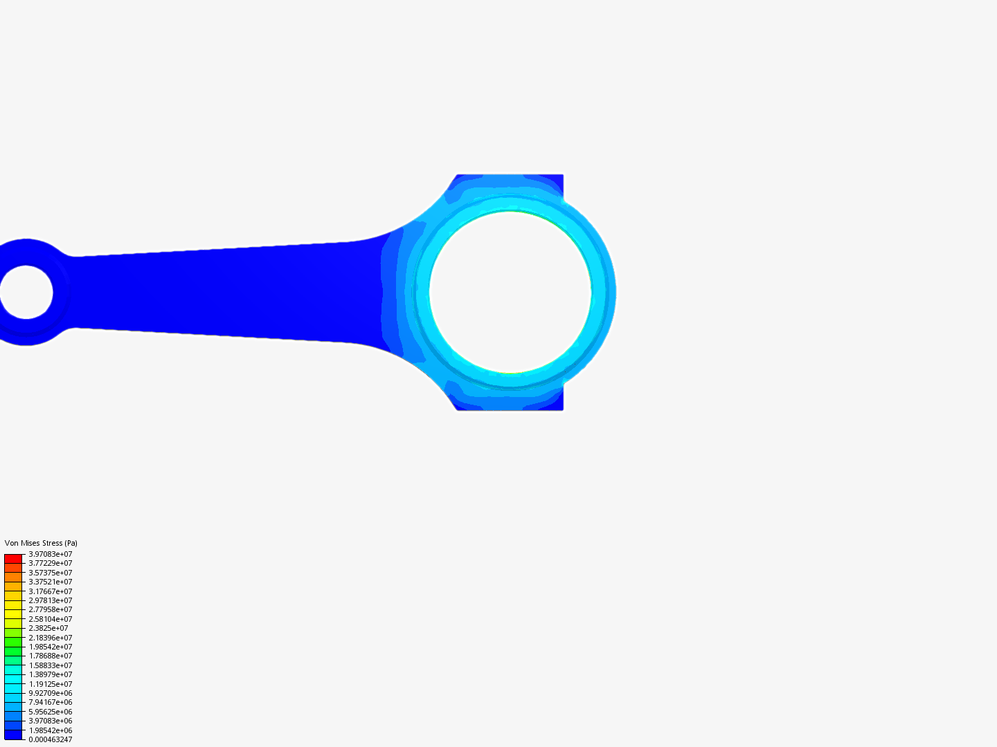 Tutorial 1: Connecting rod stress analysis image