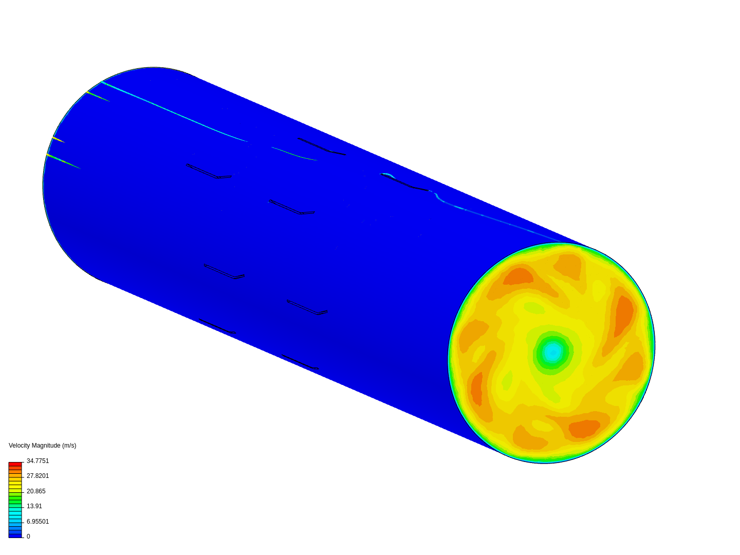 15deg Bent Fin Pressure Drop Test image