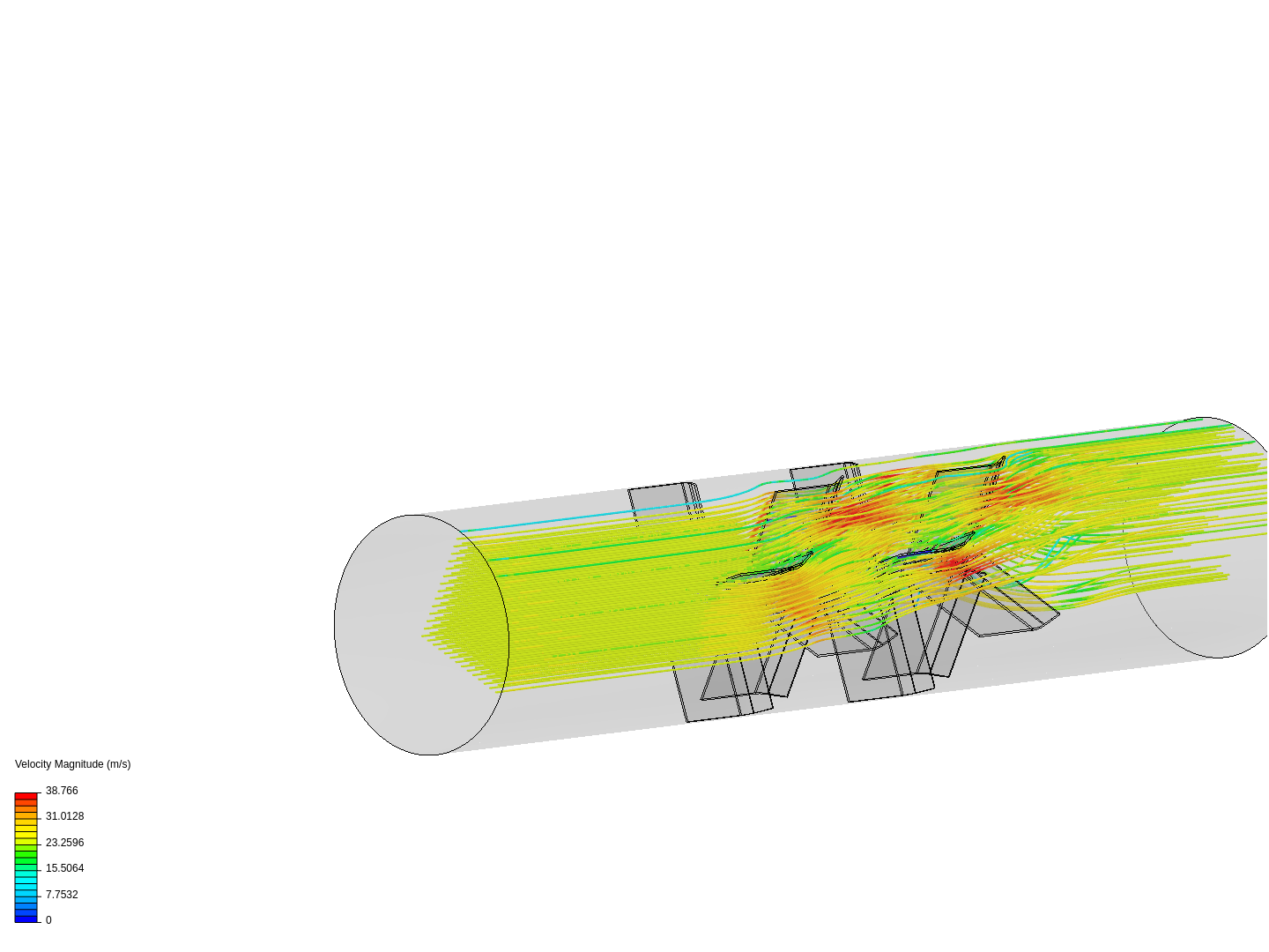 30deg Bent Fin Pressure Drop Test image