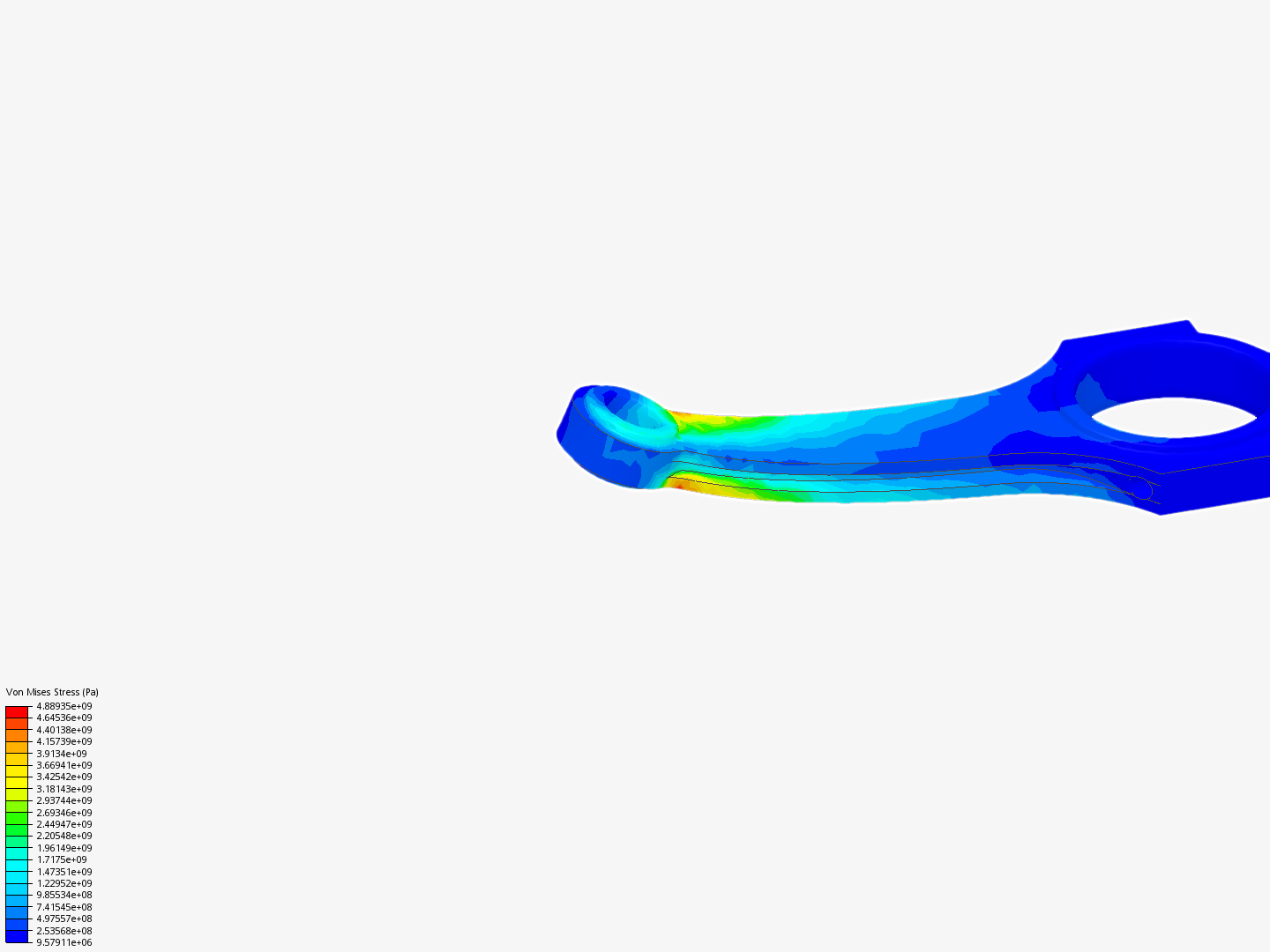 Tutorial 1: Connecting rod stress analysis image