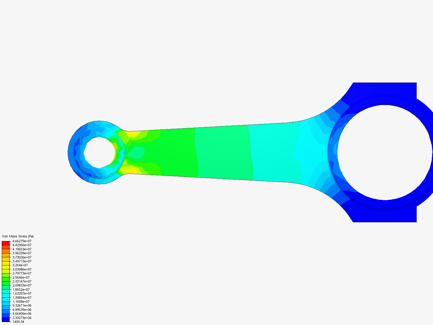 Tutorial 1: Connecting rod stress analysis image