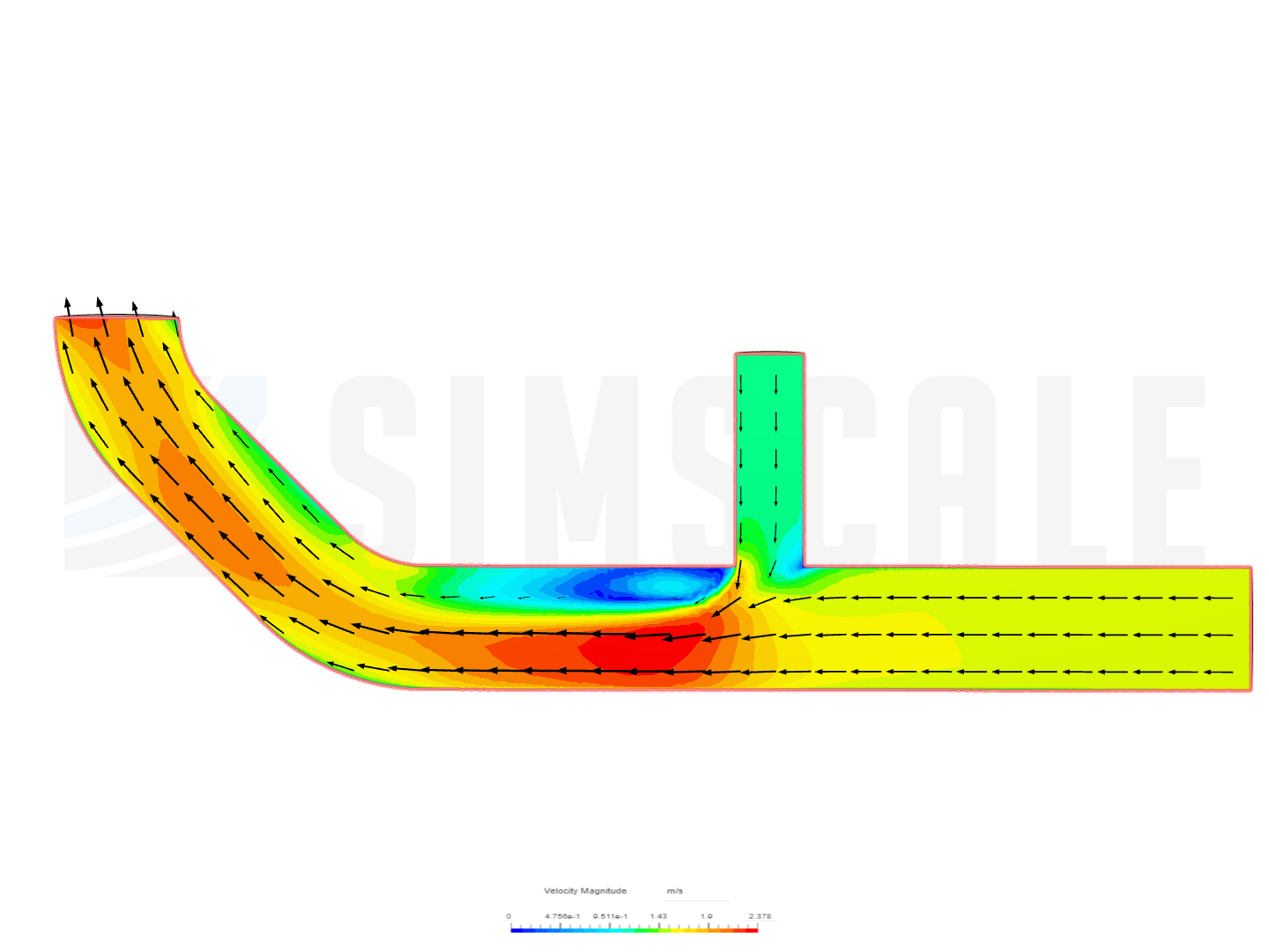 Tutorial: Pipe junction flow image