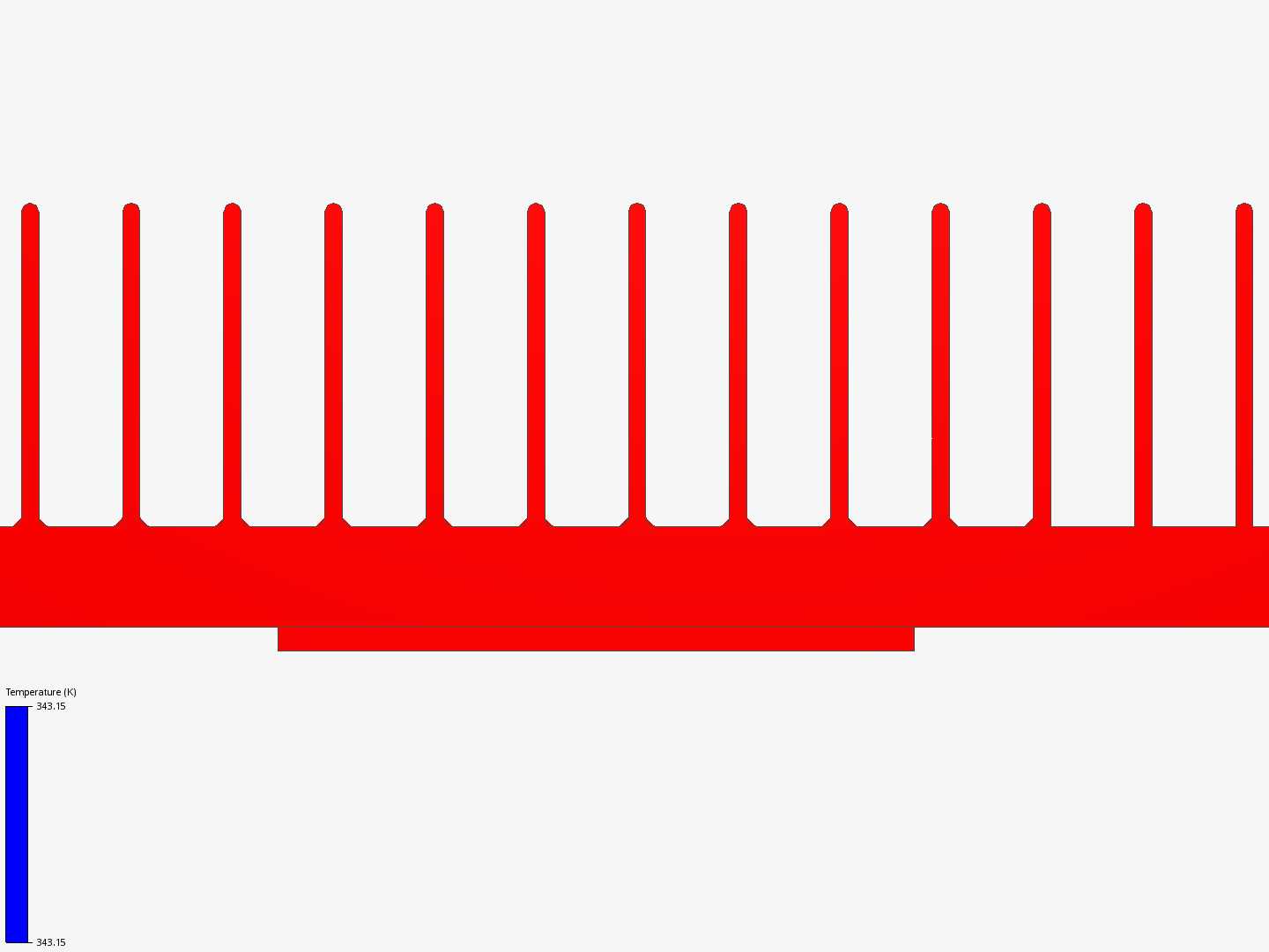 Tutorial: Heat Transfer in a Heat sink - Copy image