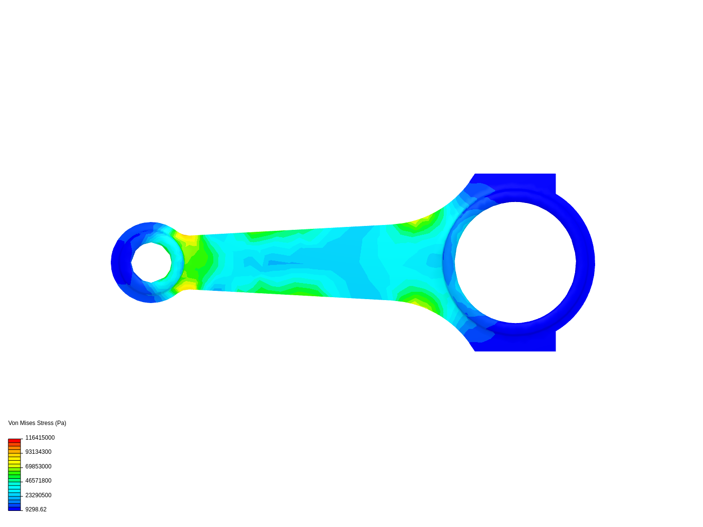 Tutorial 1: Connecting rod stress analysis image