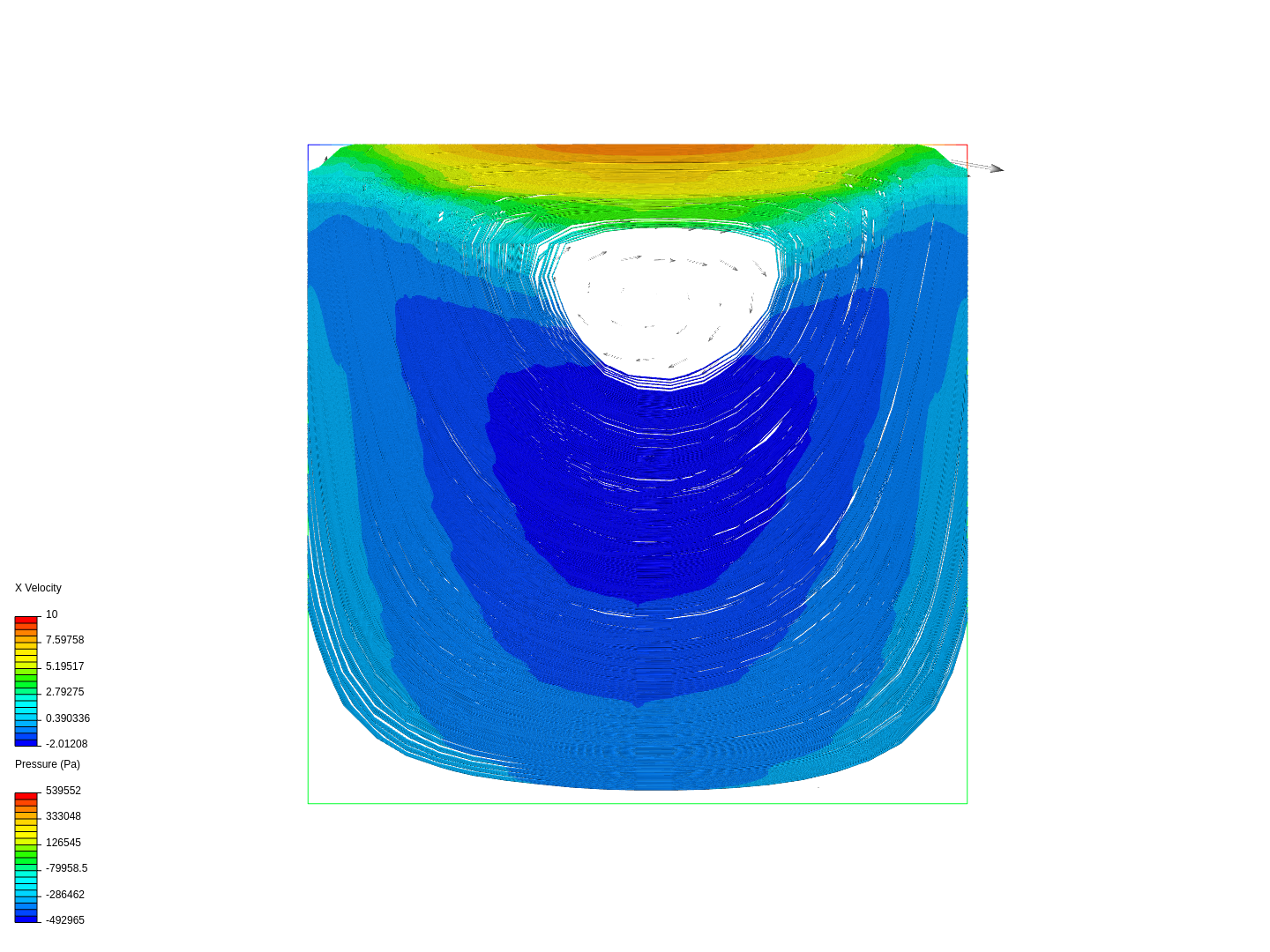 lid-driven cavity case image