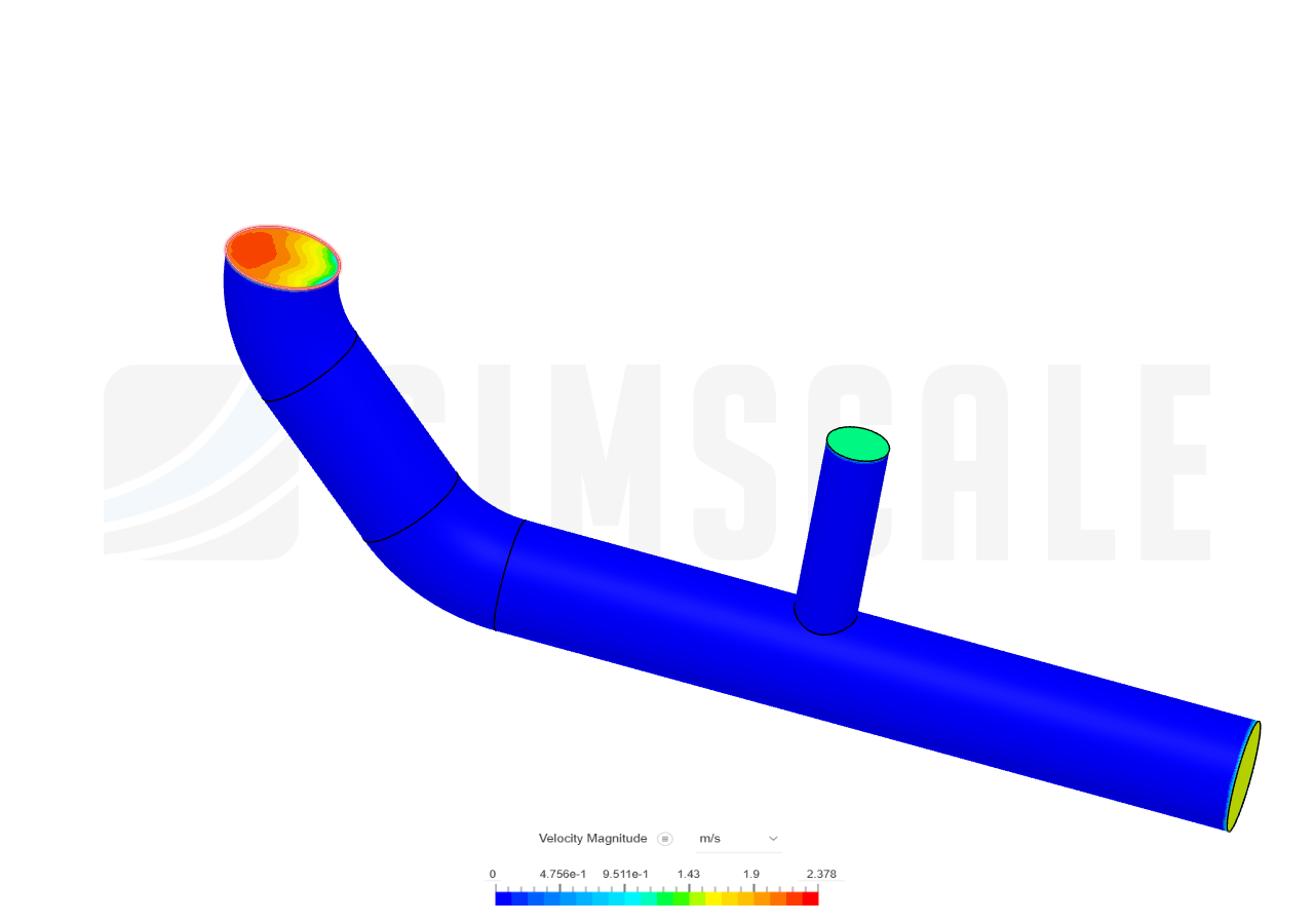 Tutorial: Pipe junction flow image