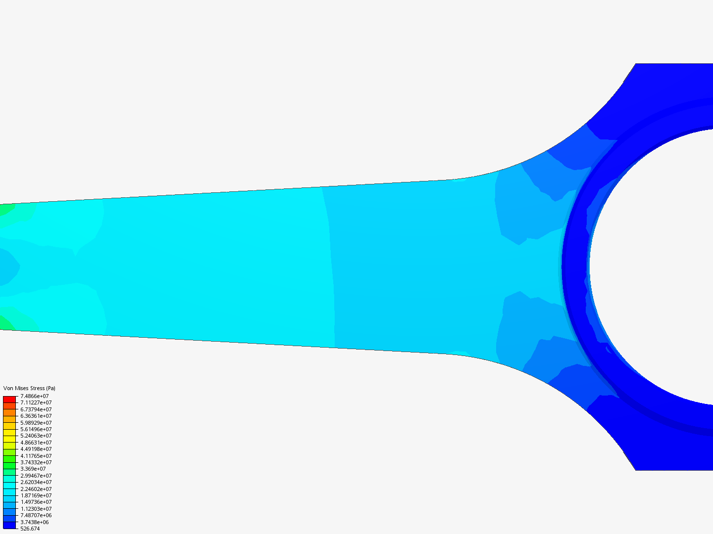 Tutorial 1: Connecting rod stress analysis image