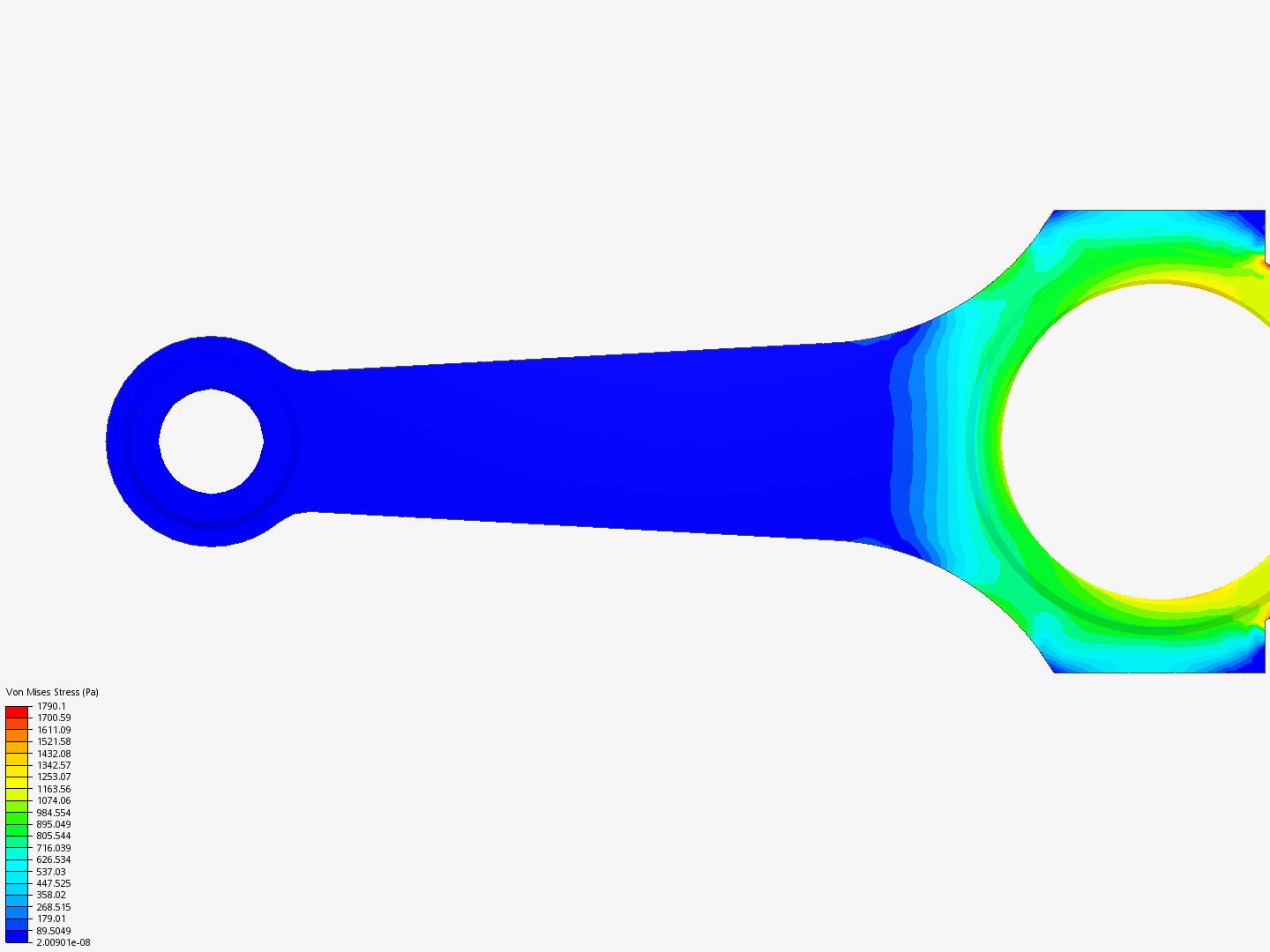 Tutorial 1: Connecting rod stress analysis image