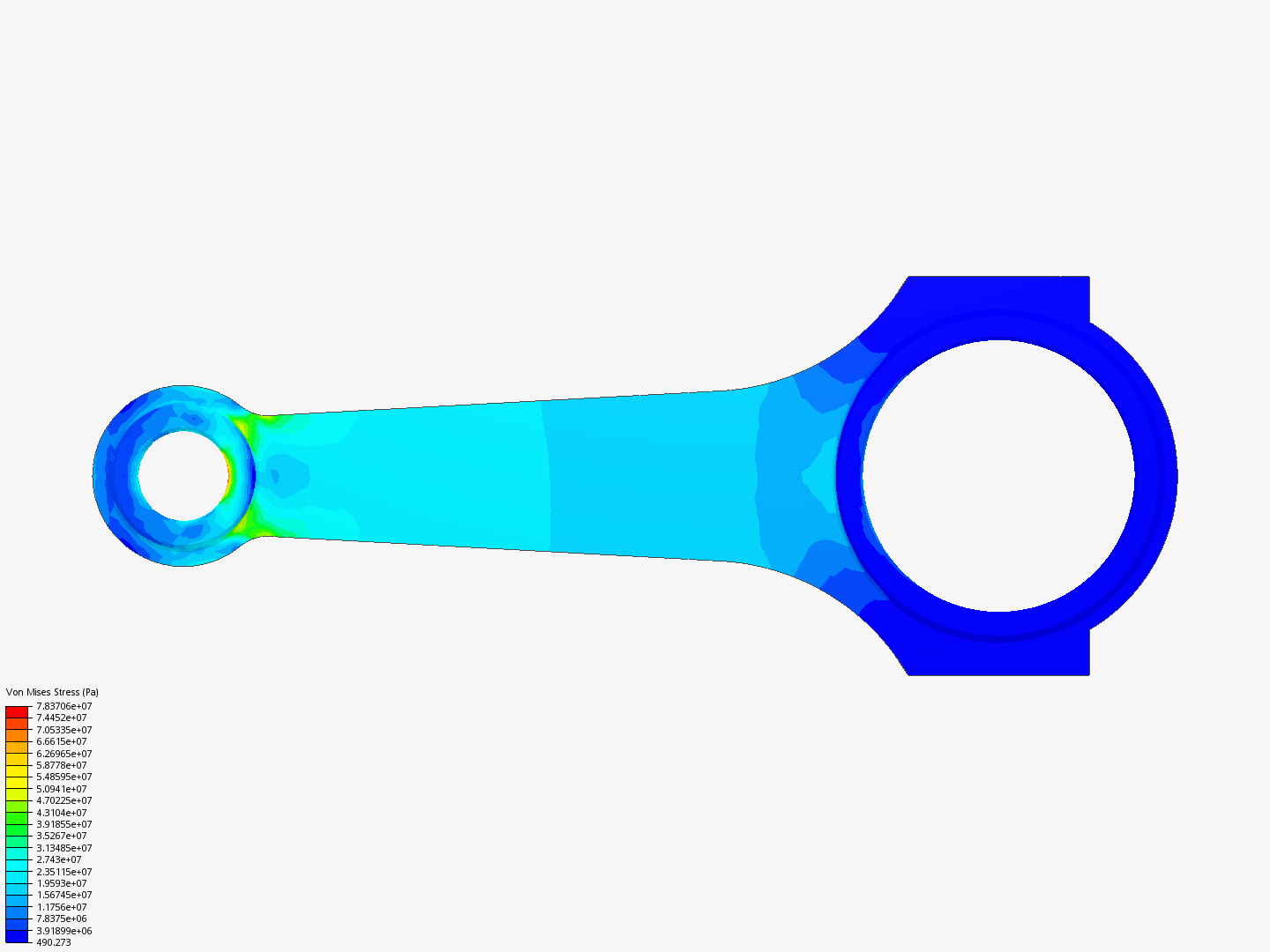 Tutorial 1: Connecting rod stress analysis image