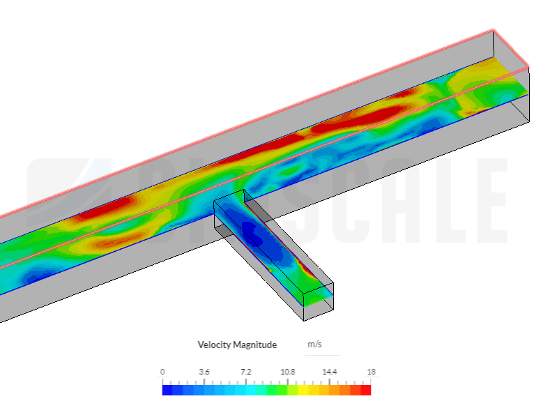 Air Mixing in Intersecting Duct - Copy image