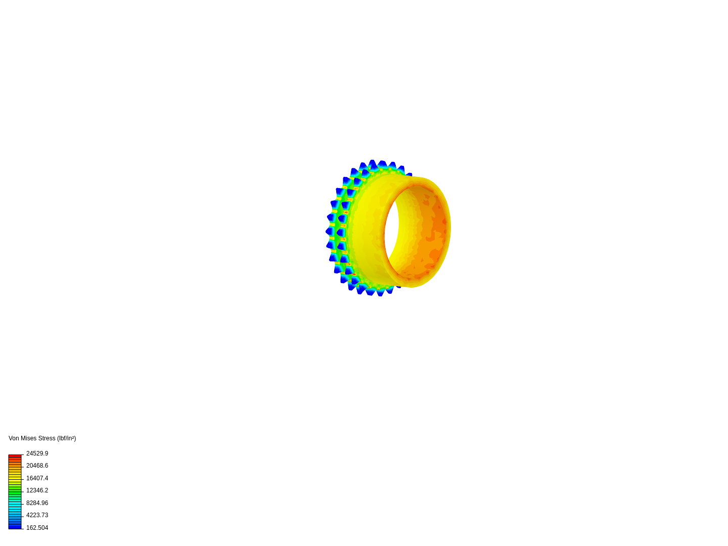 Sprocket hub pressure image