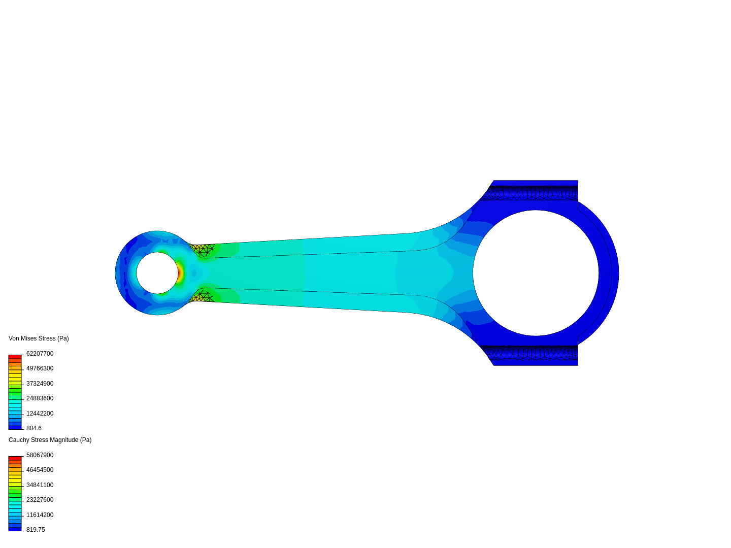 Tutorial 1: Connecting rod stress analysis image