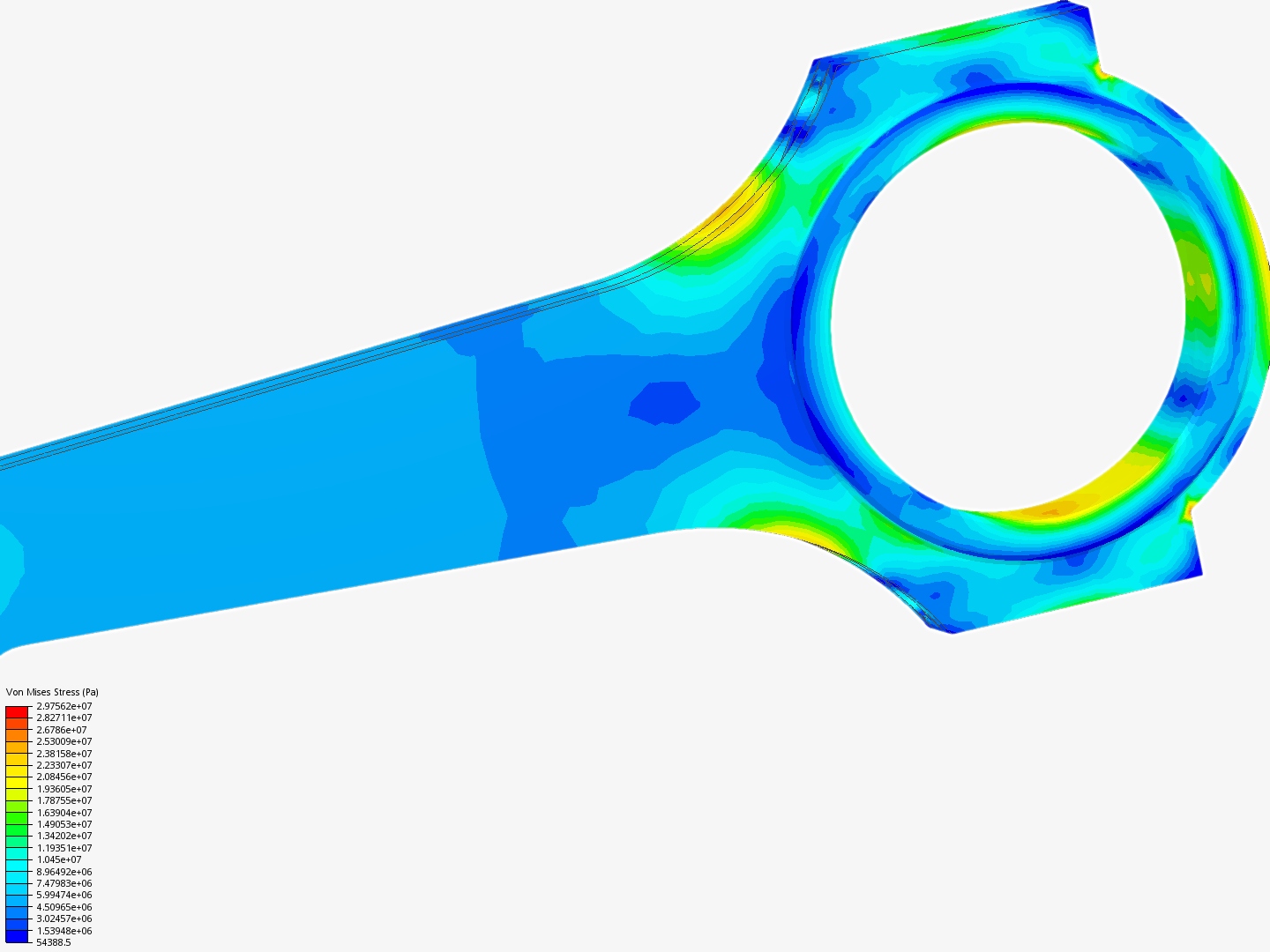 Tutorial 1: Connecting rod stress analysis image