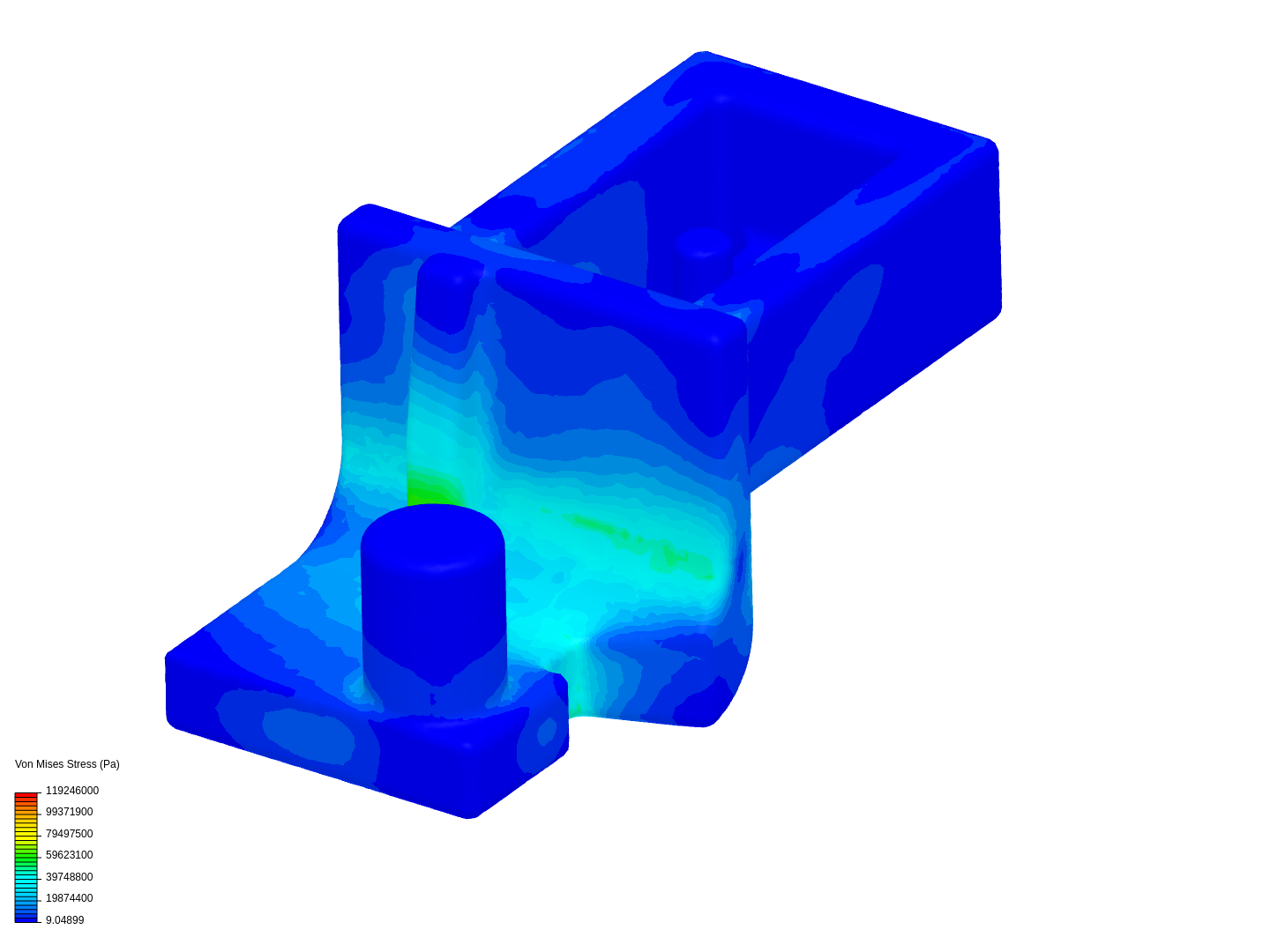 Tuerscharnier Wand dünn grosser Radius image