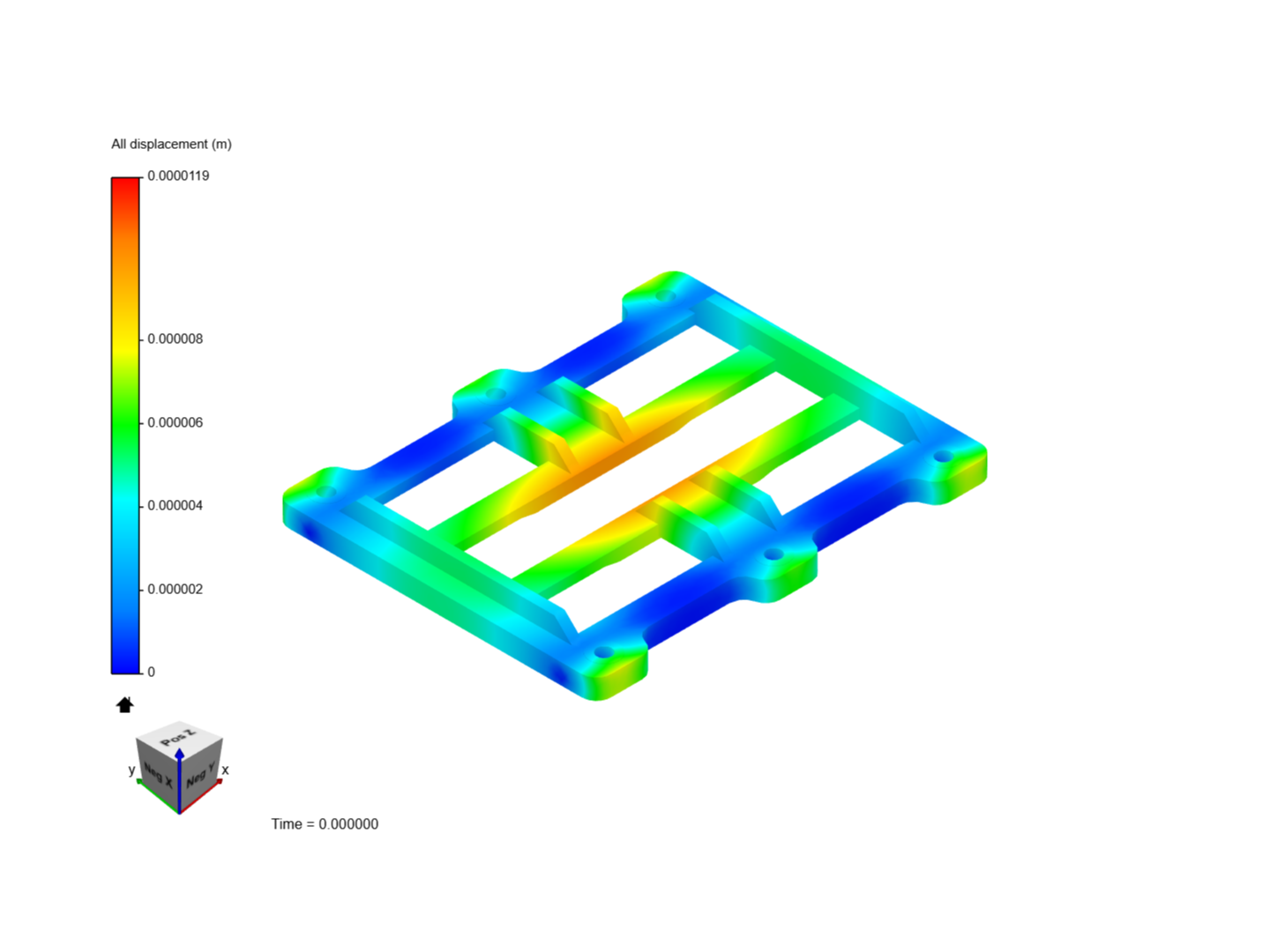 Reinforced Lid - FEA image