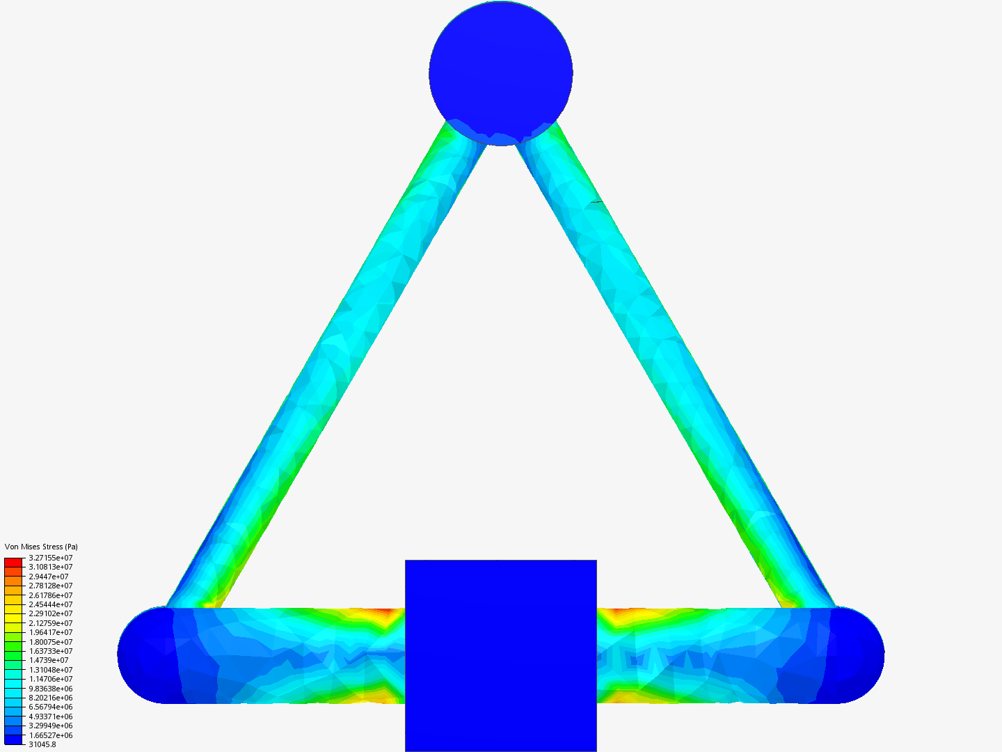 Tutorial - Linear static analysis of a crane image