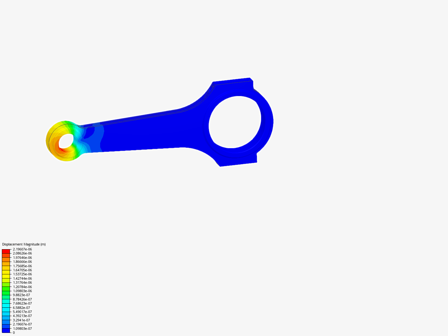 Tutorial 1: Connecting rod stress analysis image