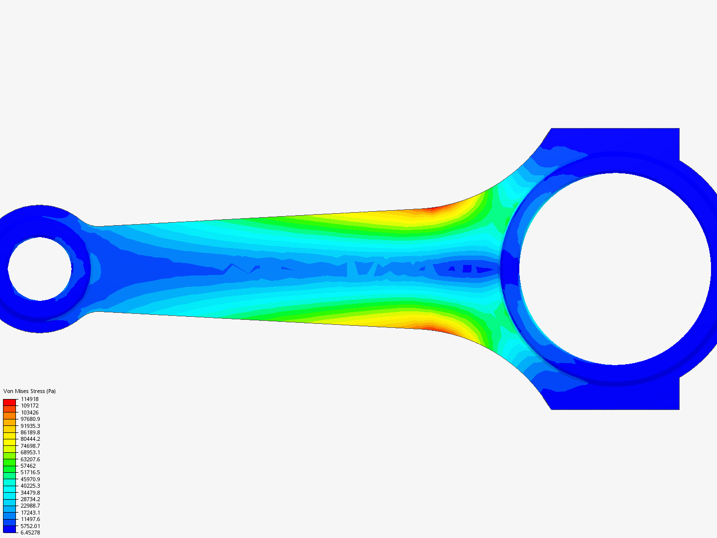 Tutorial 1: Connecting rod stress analysis image