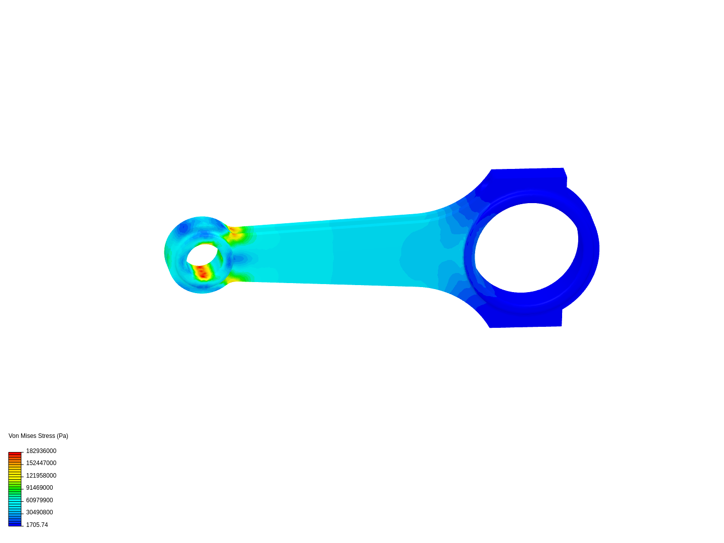 Tutorial 1: Connecting rod stress analysis image