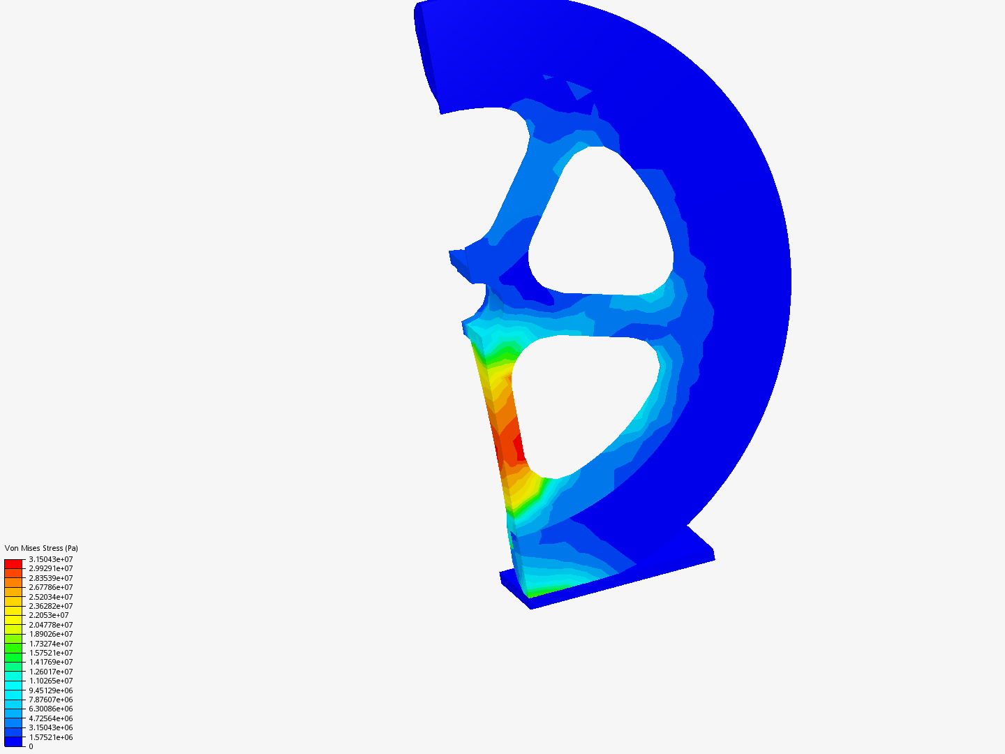 Tutorial: Nonlinear Analysis of a Wheel image