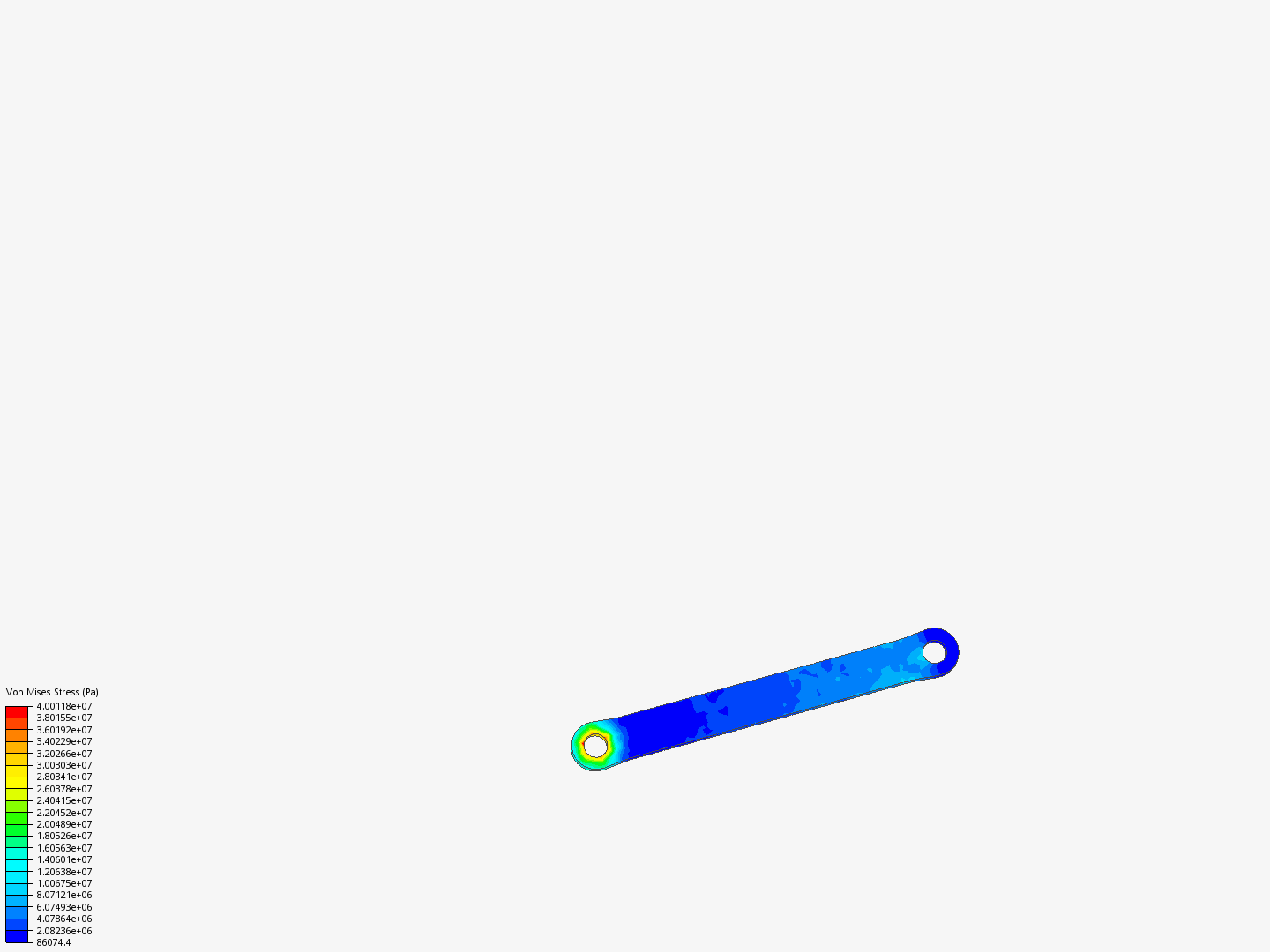 Tutorial 1: Connecting rod stress analysis image