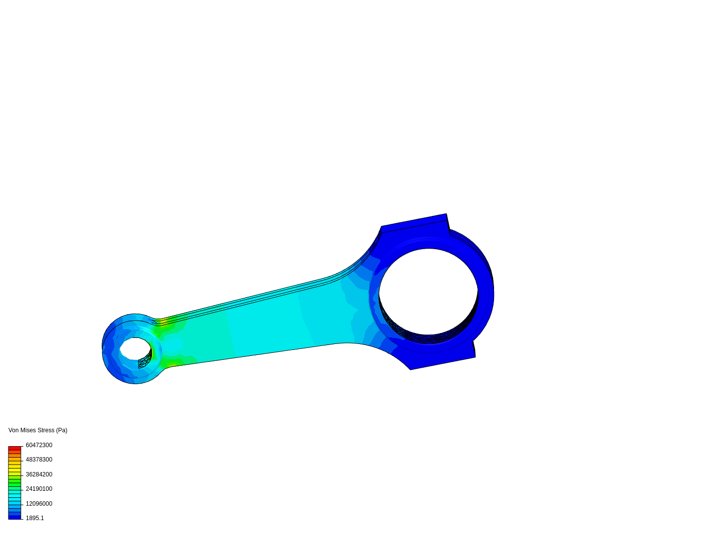 Tutorial 1: Connecting rod stress analysis image