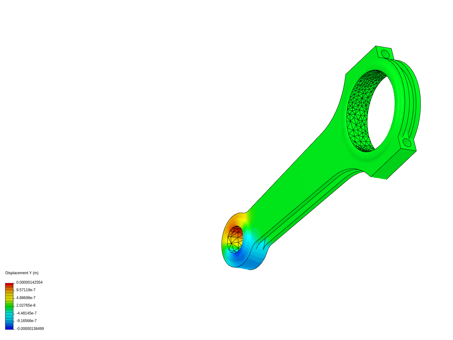 Tutorial 1: Connecting rod stress analysis image