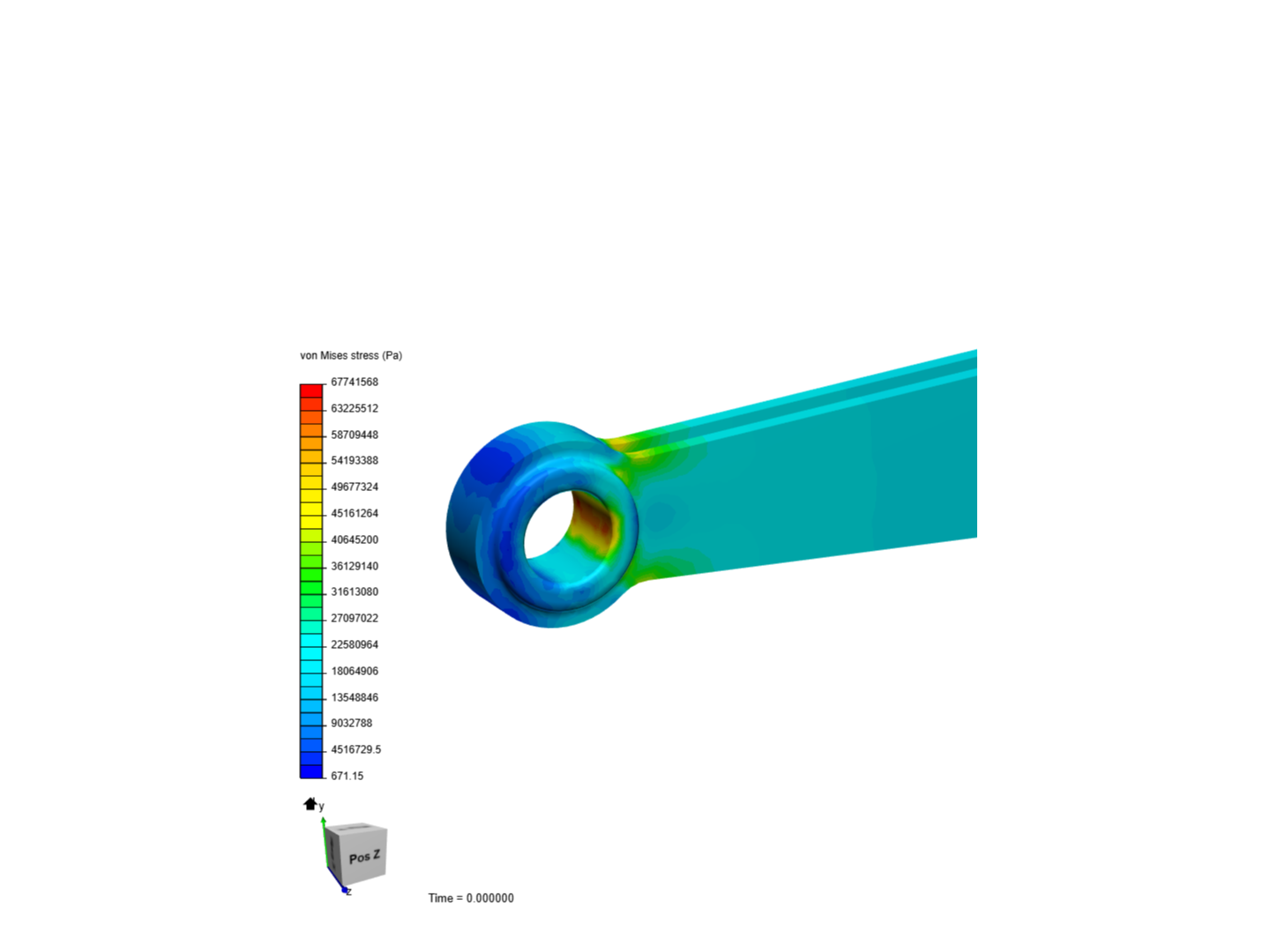 Tutorial 1: Connecting rod stress analysis image