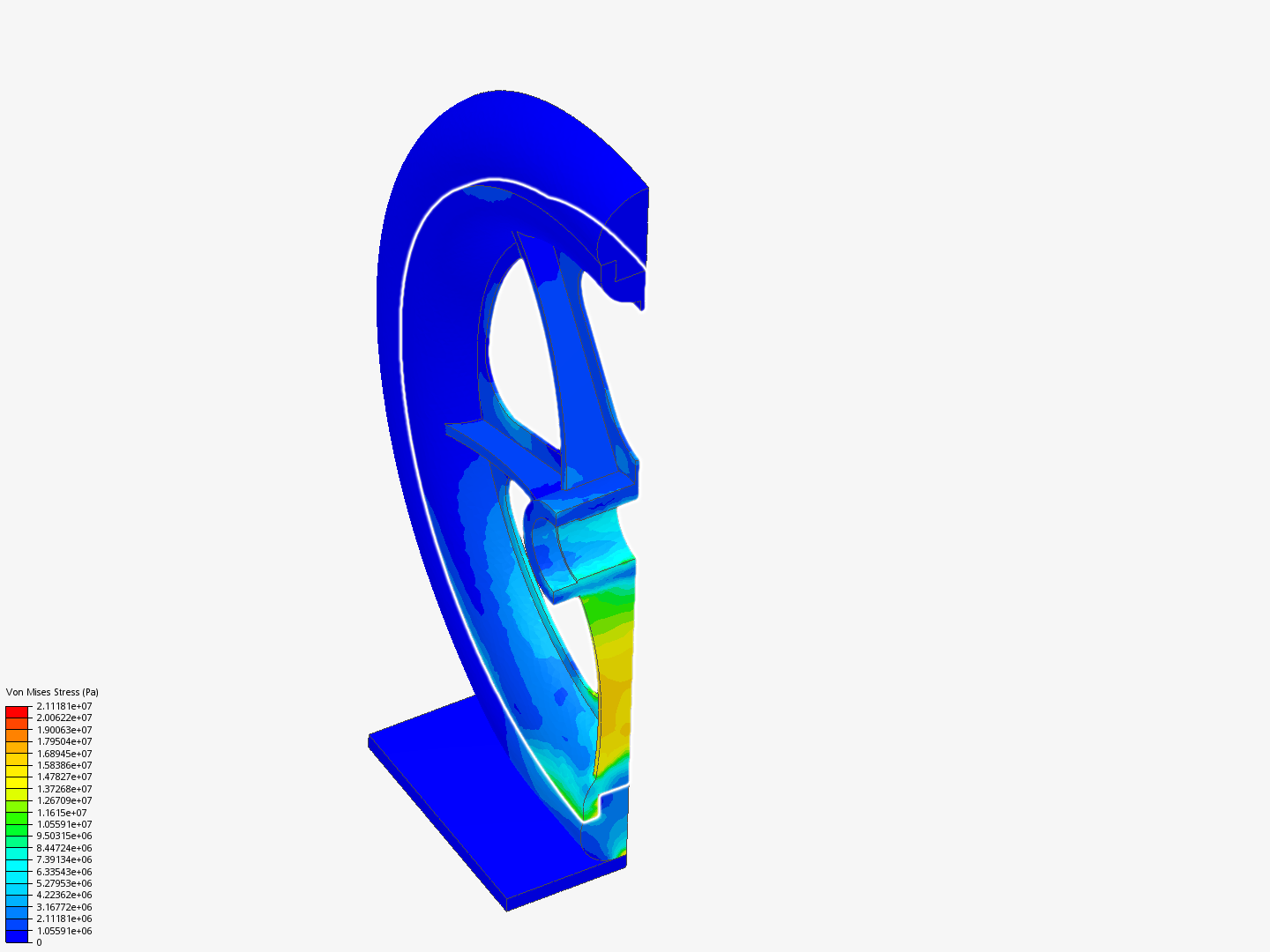 Tutorial: Nonlinear Analysis of a Wheel image