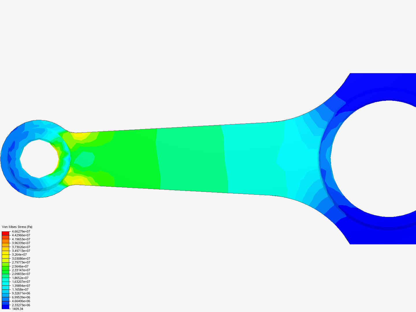 Tutorial 1: Connecting rod stress analysis image