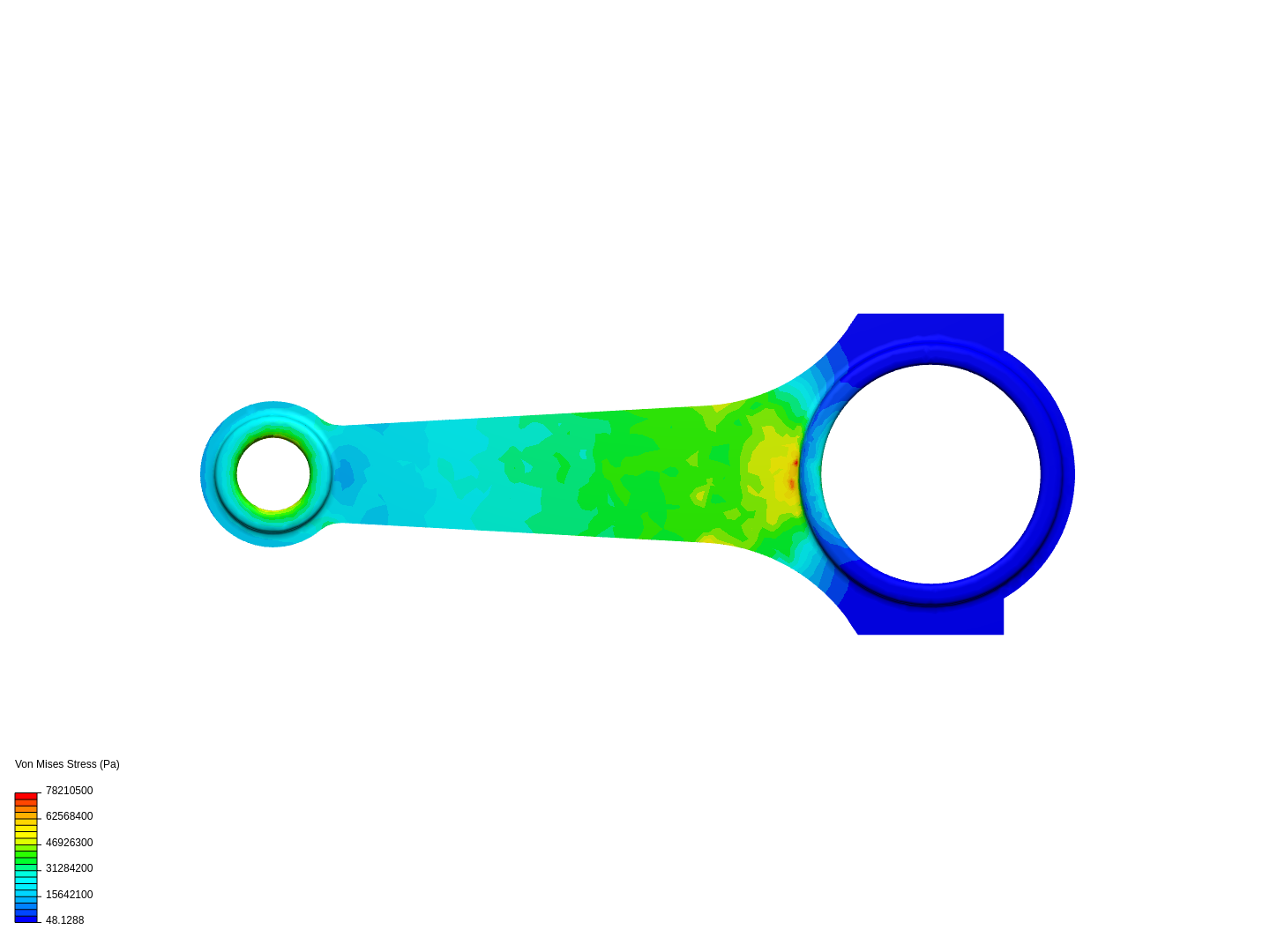 Tutorial-01: Connecting rod stress analysis image