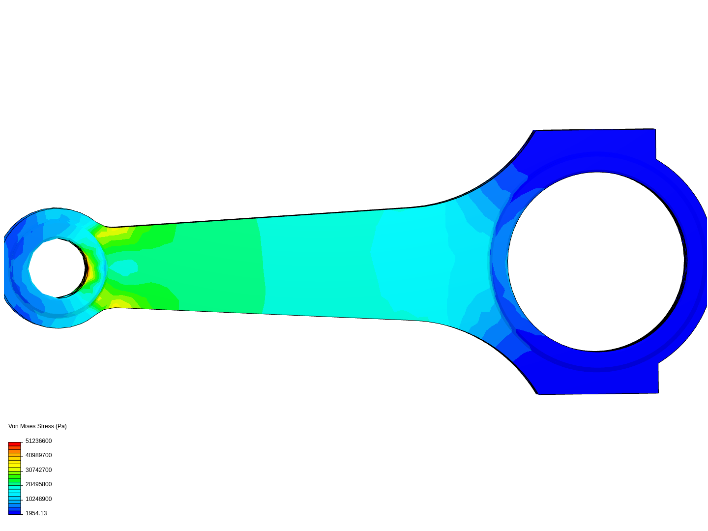 Tutorial 1: Connecting rod stress analysis image