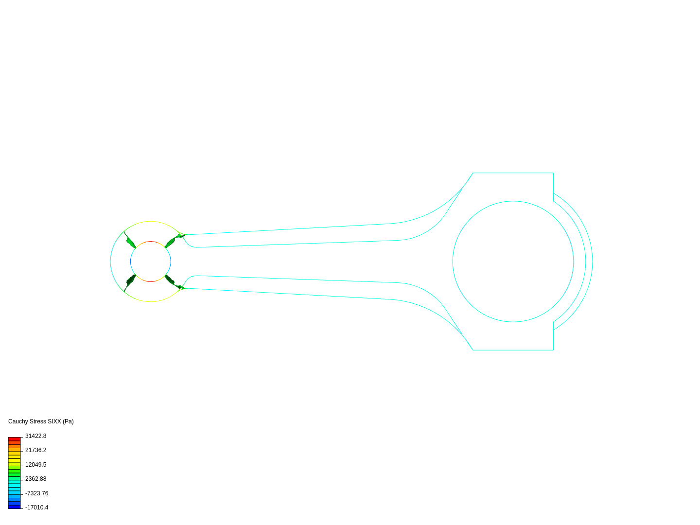 Tutorial 1: Connecting rod stress analysis image